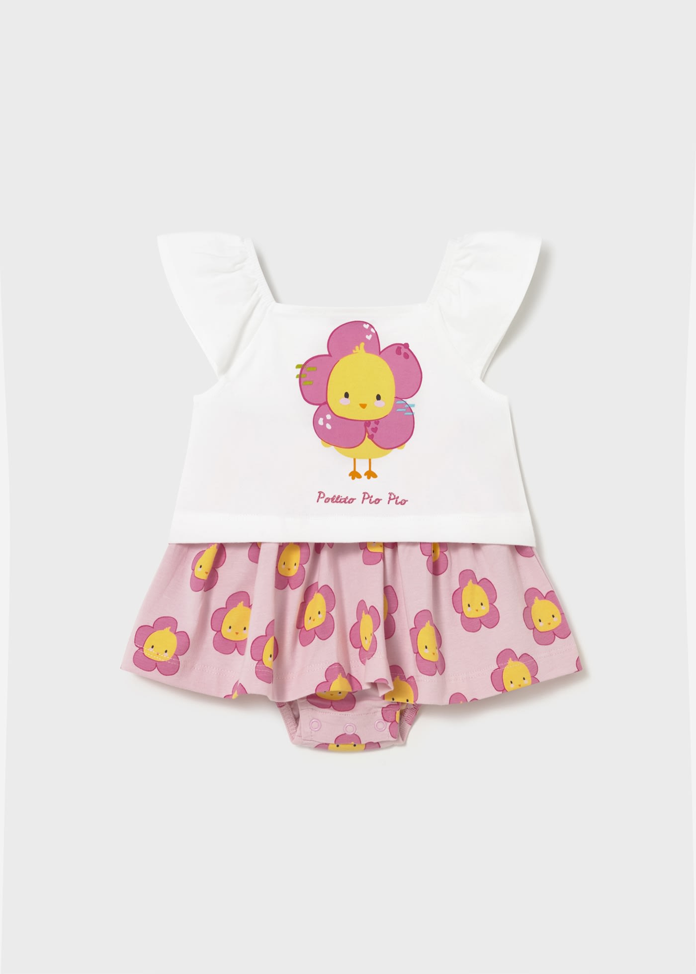 Conjunto falda print bebé