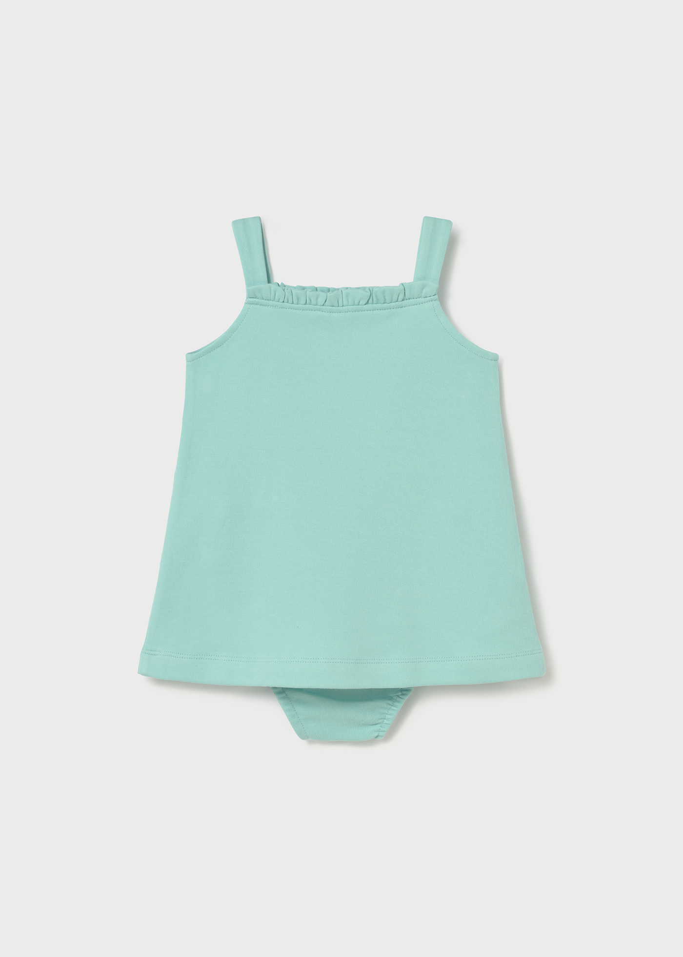 Robe imprimée pailletée avec bloomer bébé