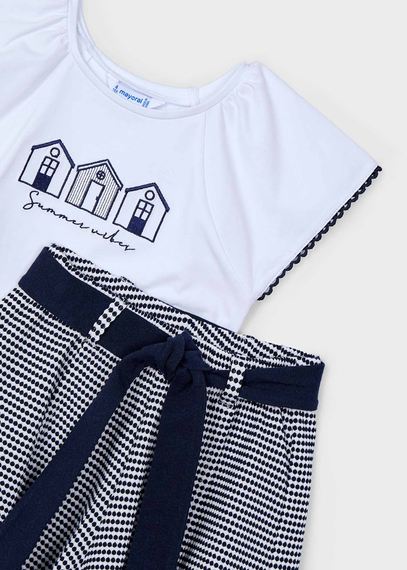 Set Shorts strukturiert Mädchen