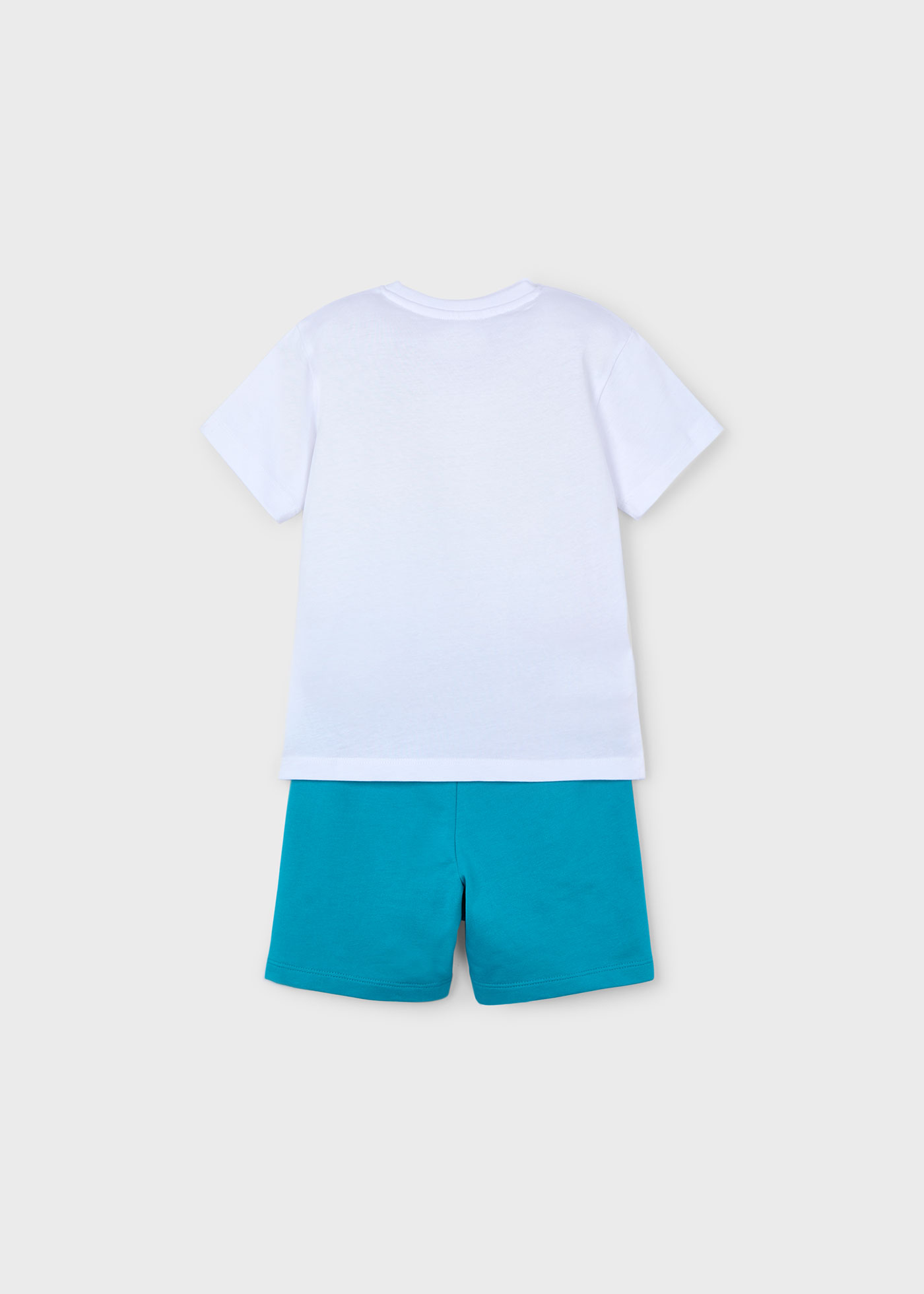 Completo in maglia maxi print bambino