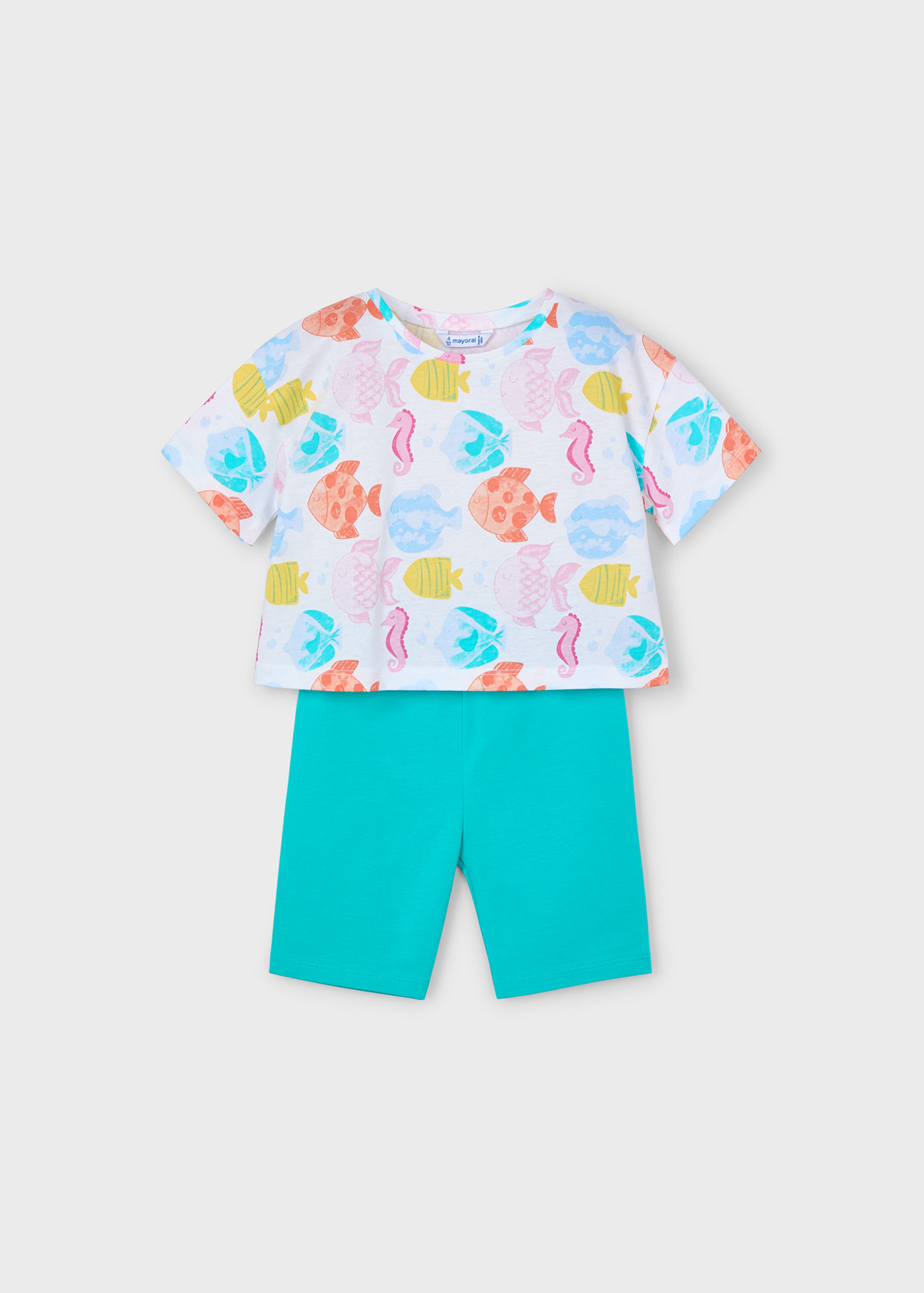Set Radsport-Outfit Fische Mädchen
