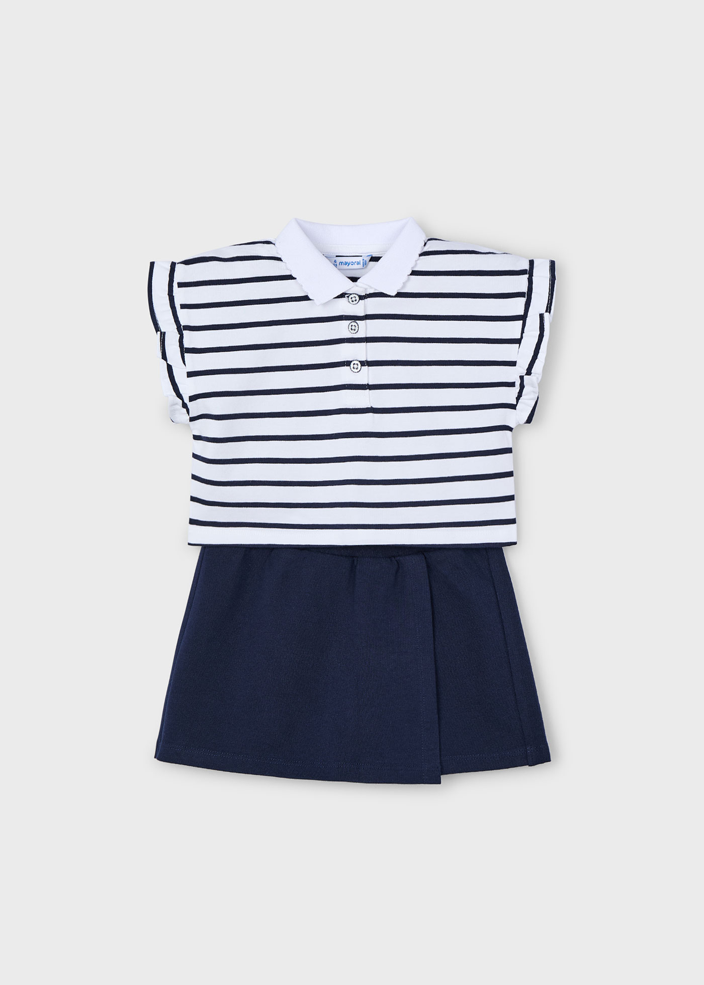 Completo gonna pantalone bambina