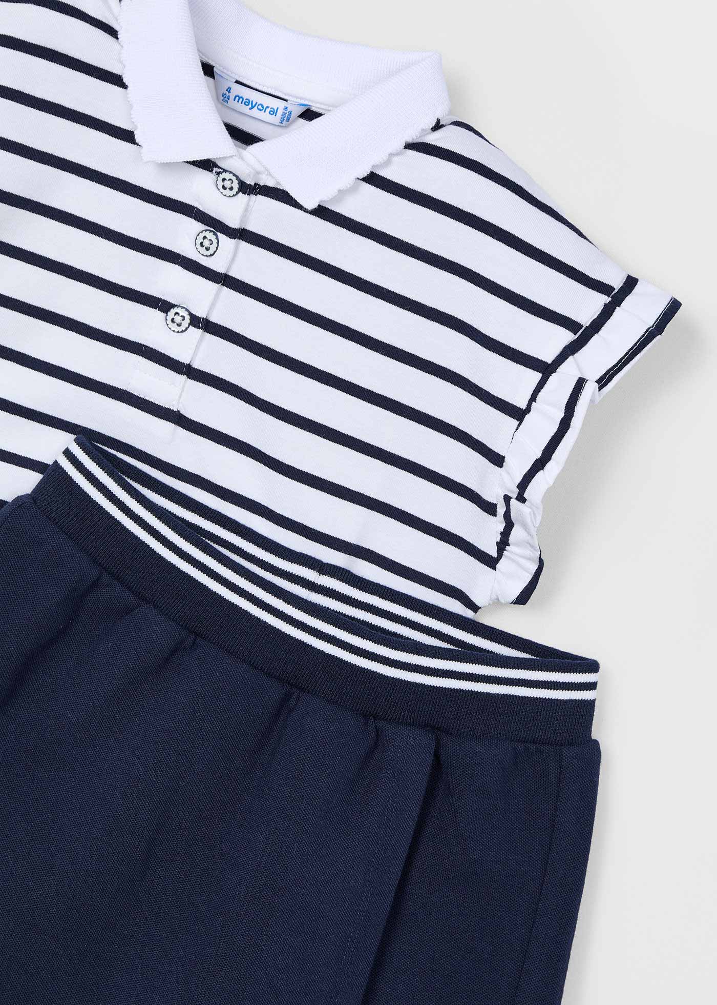 Completo gonna pantalone bambina