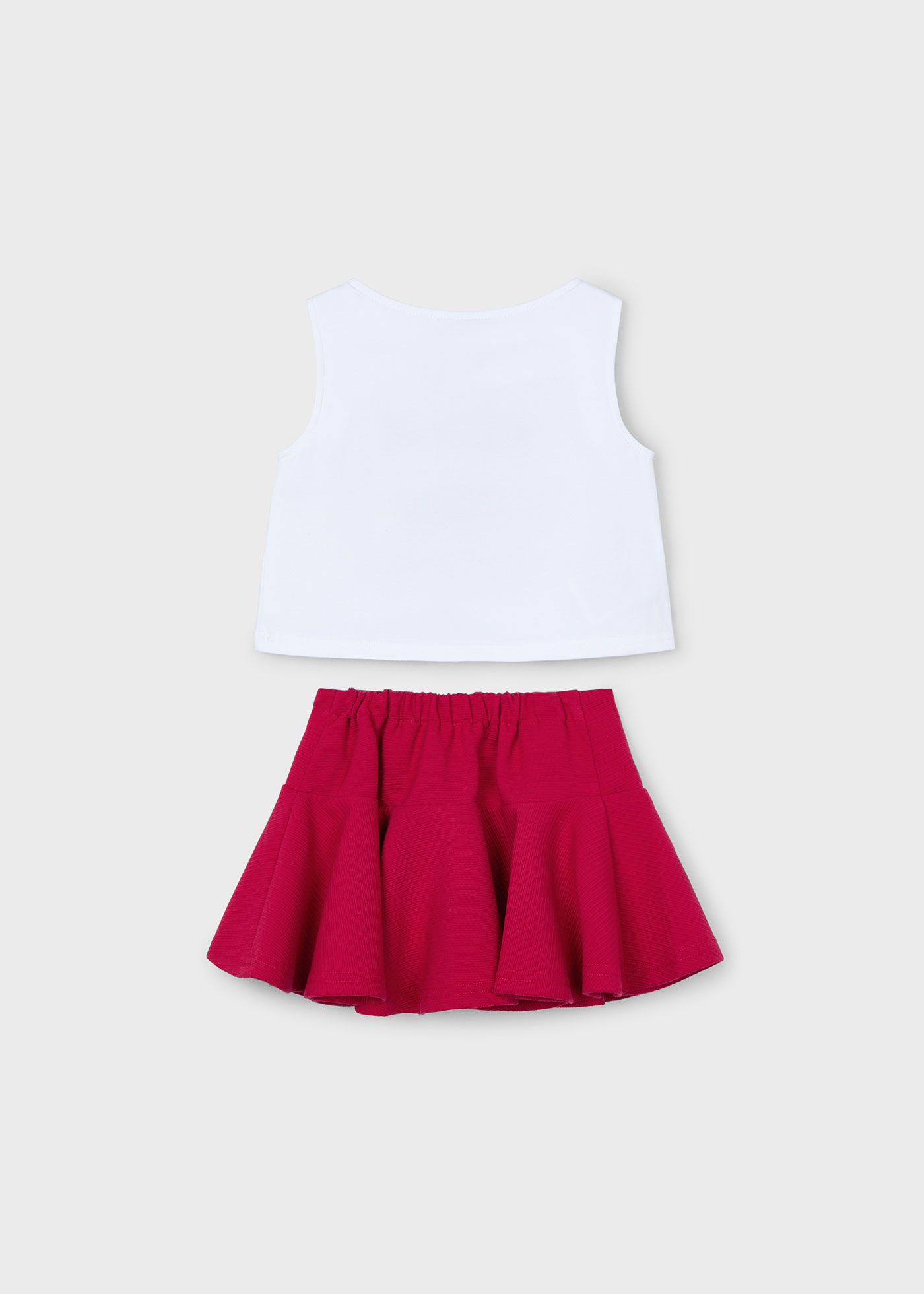Ensemble jupe à couches fille