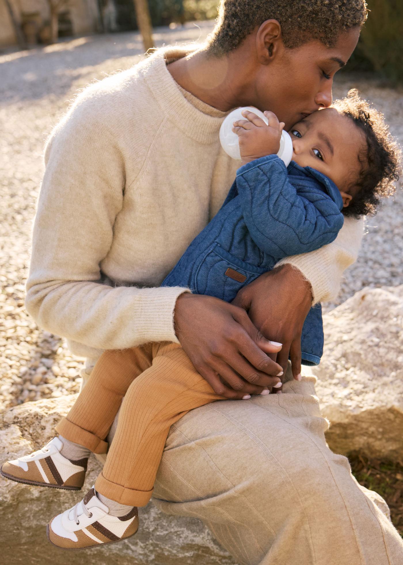 Newborn Boy Ribbed Pants