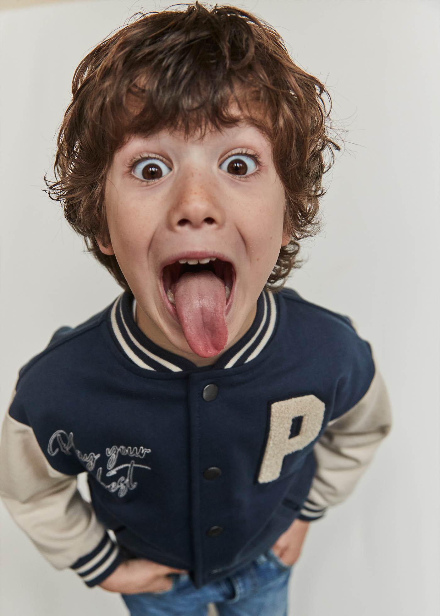 Bomber unissexo infantil