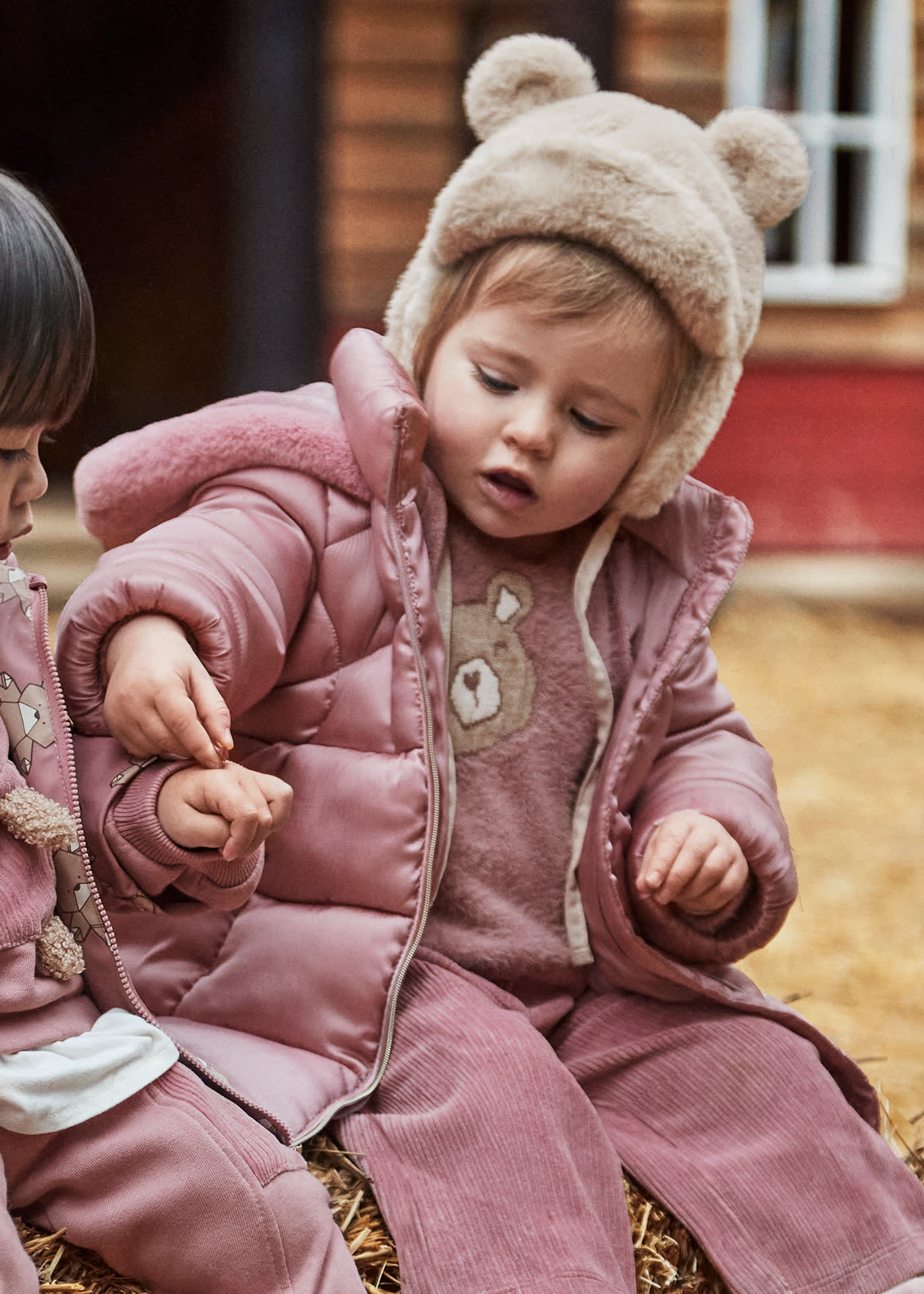 Manteau long bébé