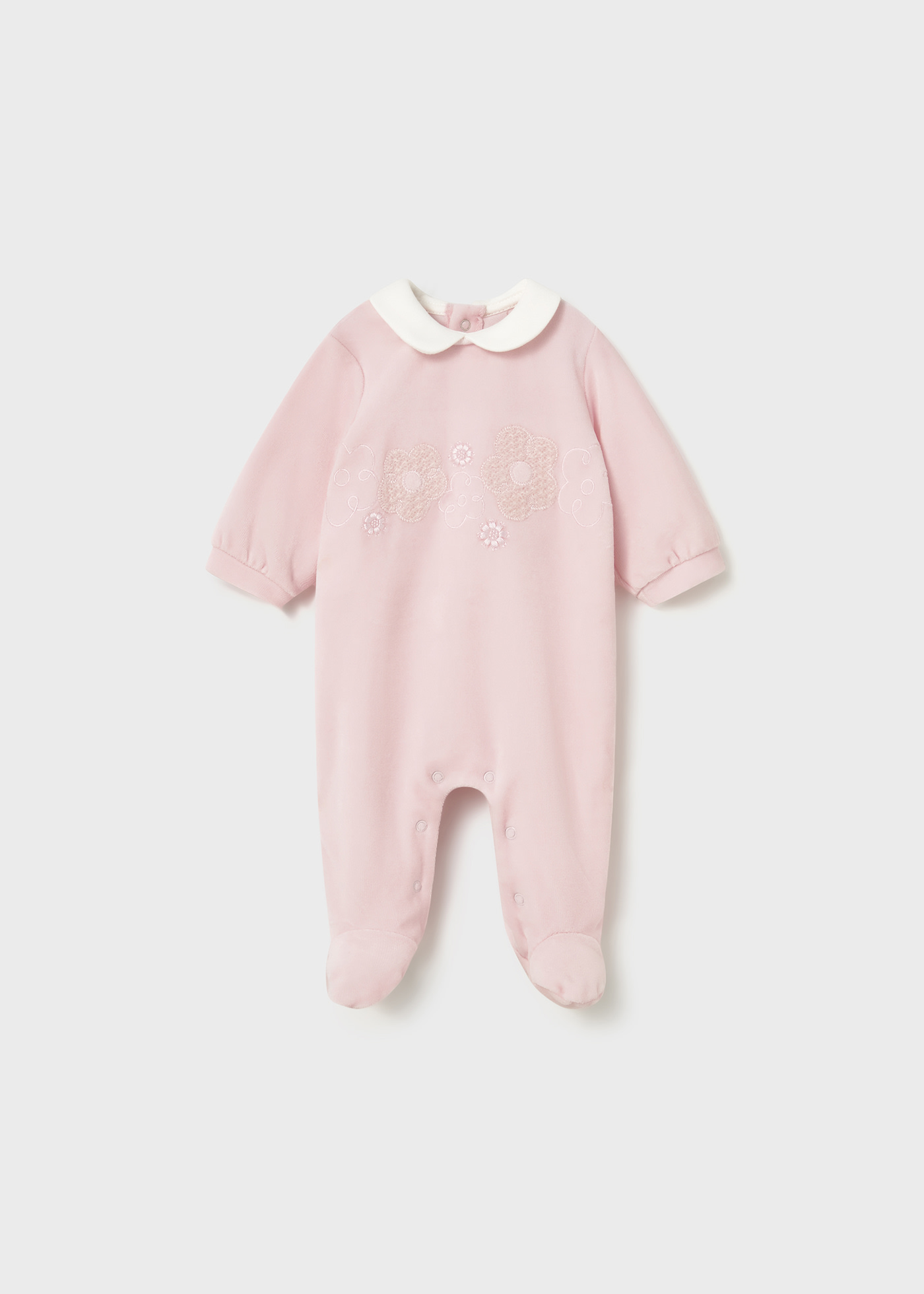 Babygrow aveludado recém nascida