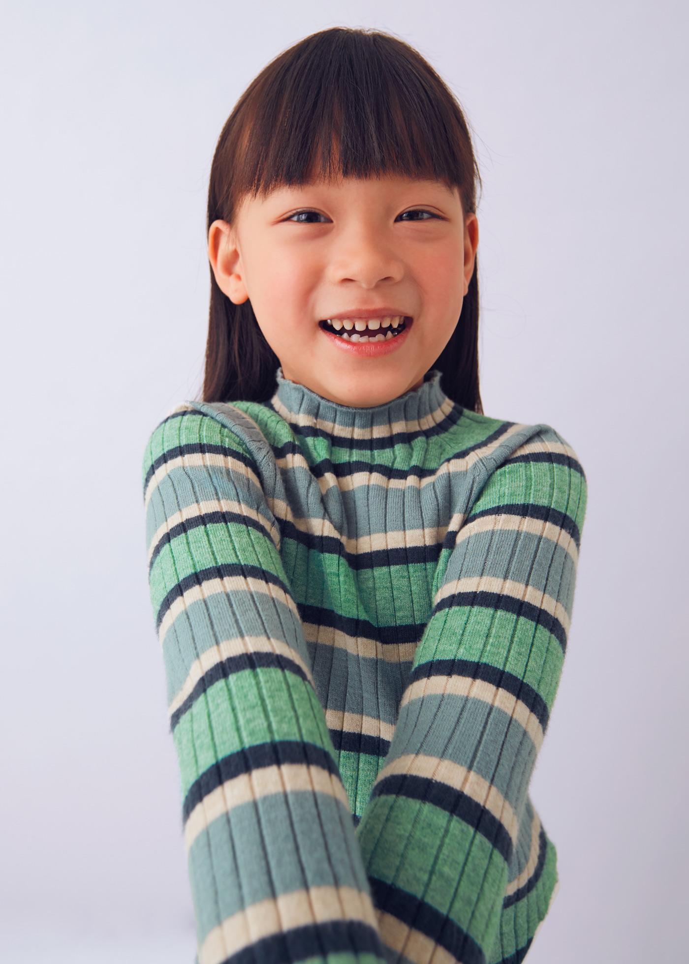 Girls high neck shirt