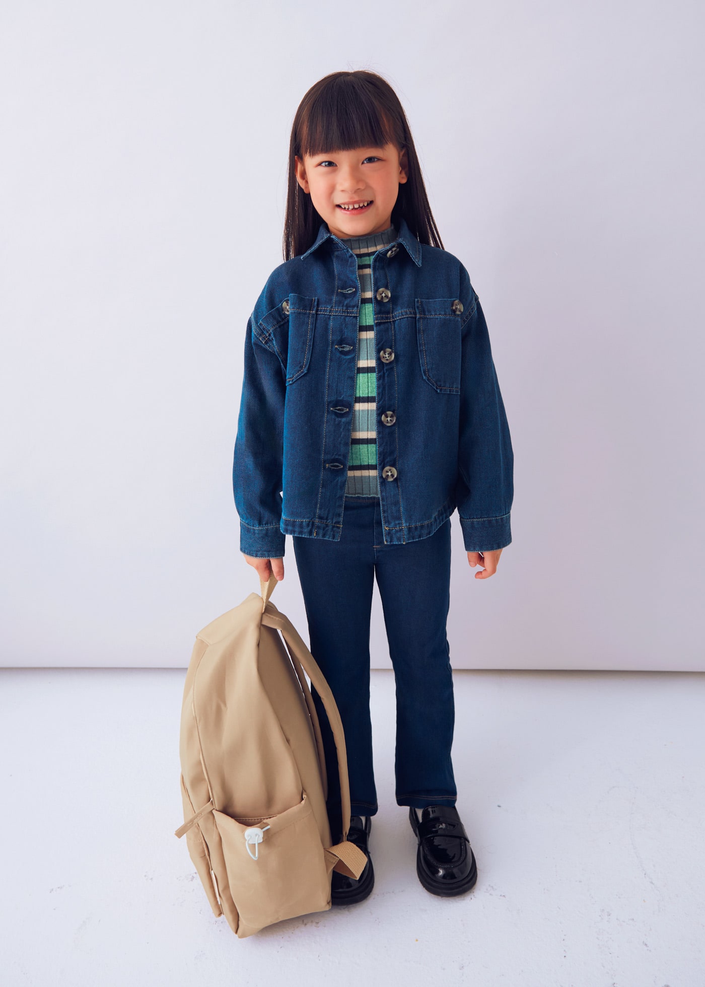 Dziecięca koszula wierzchnia jeansowa unisex