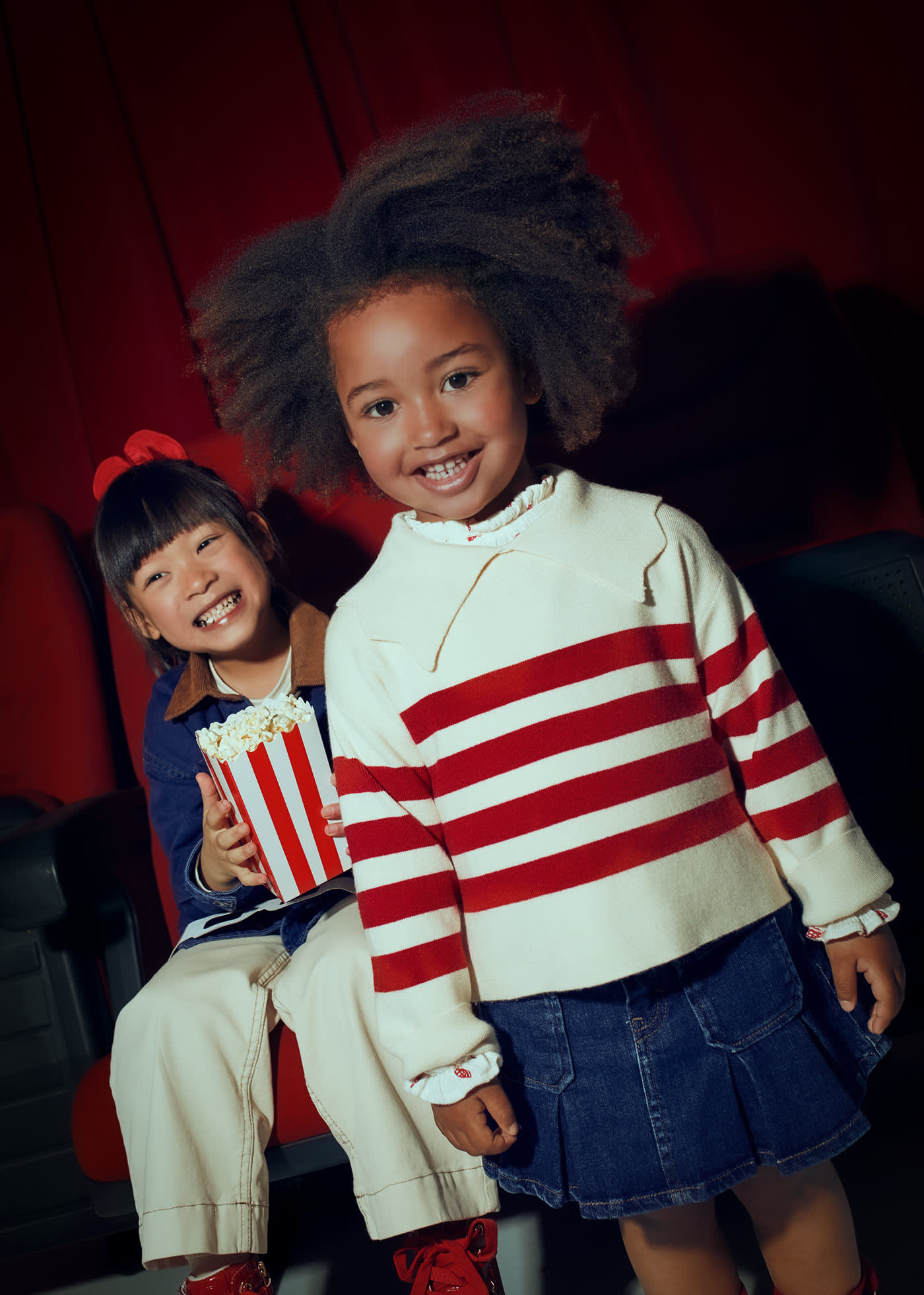 Girls striped jumper
