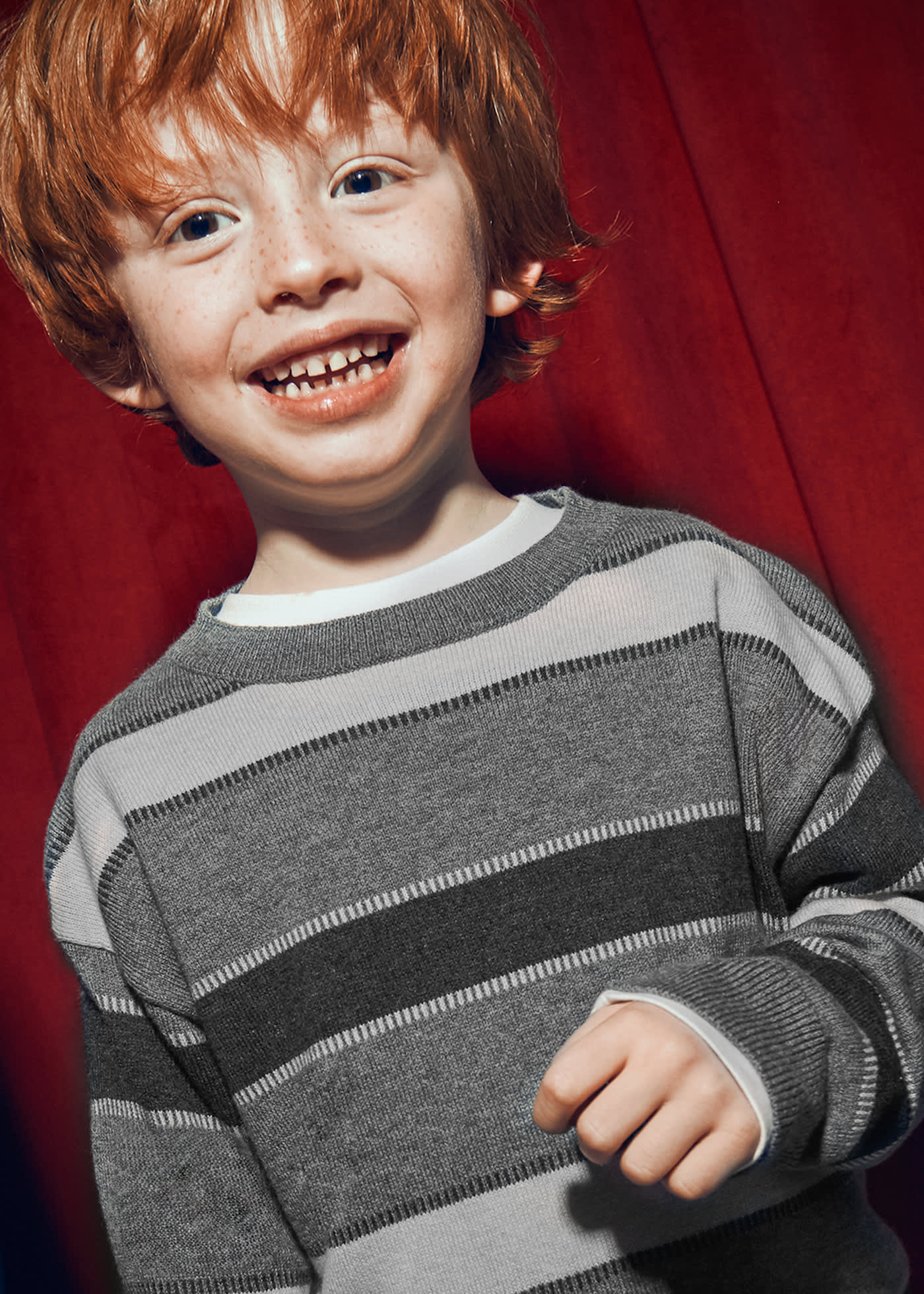 Boy Striped Knit Sweater