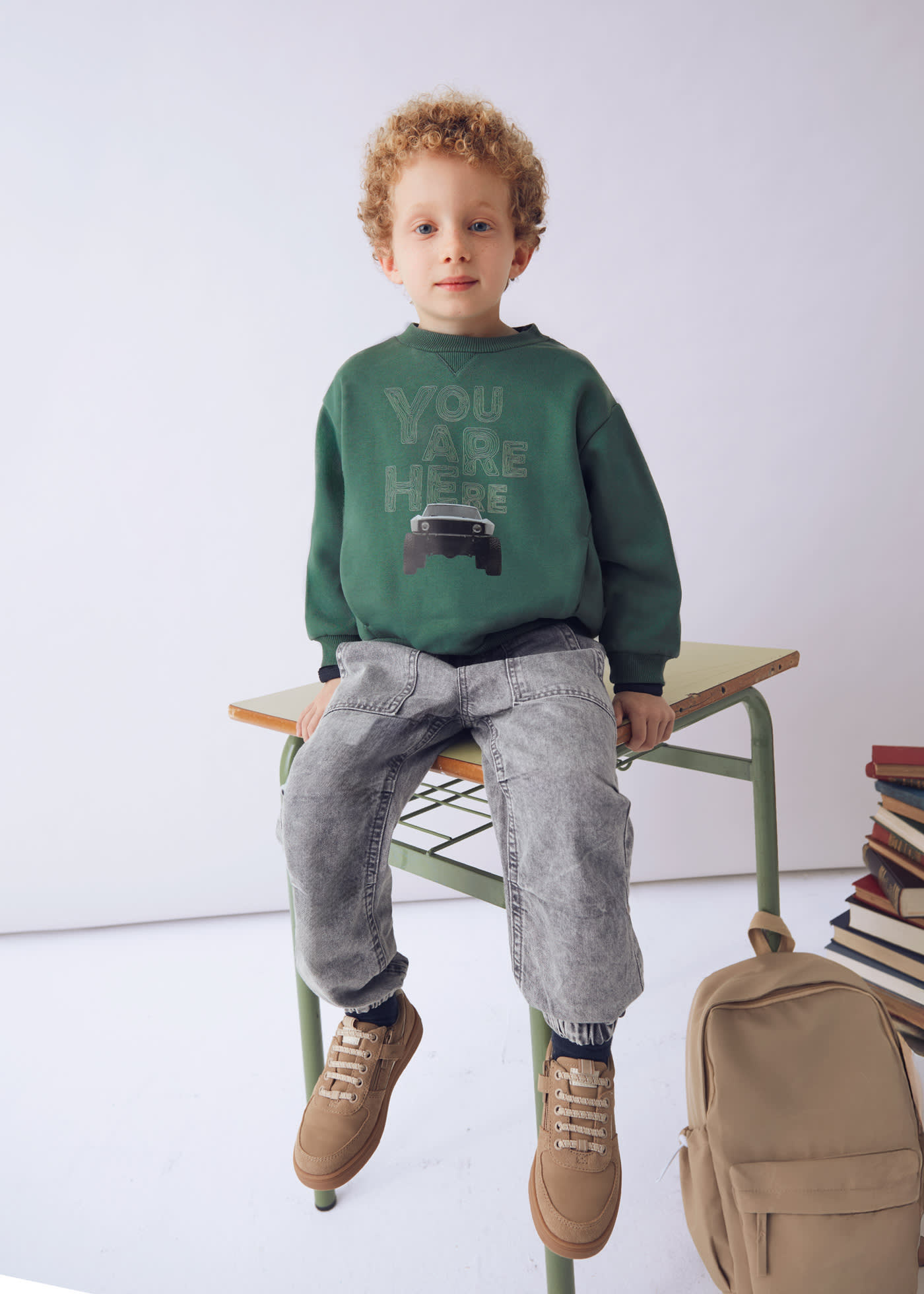 Boys car jumper