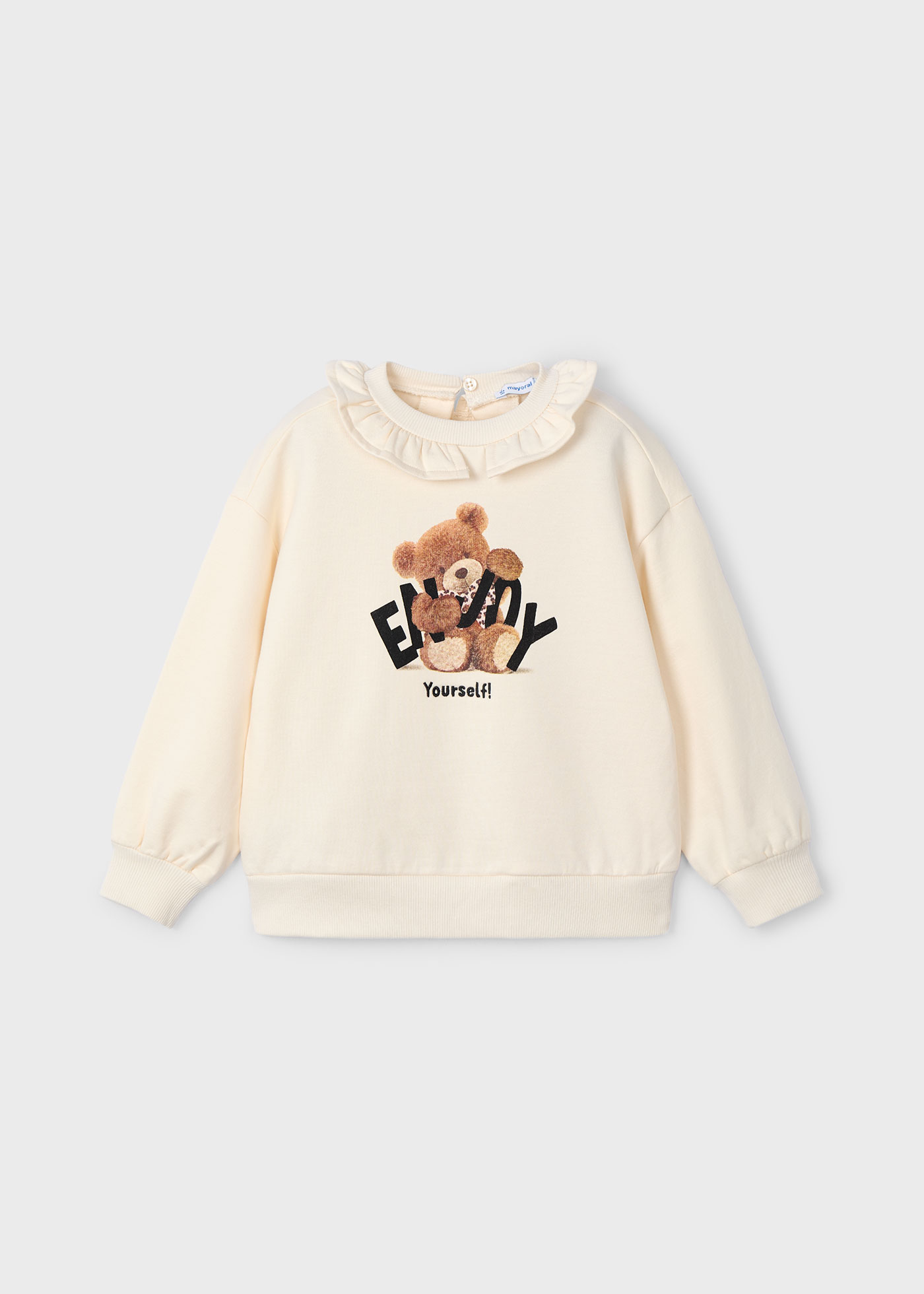 Girls ruffle collar jumper