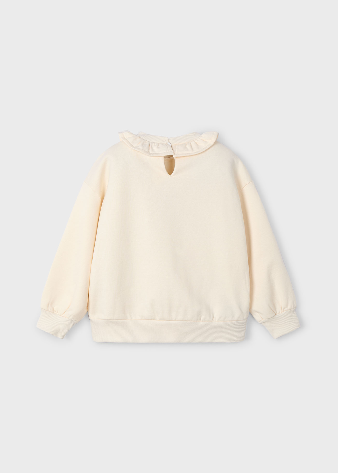 Girls ruffle collar jumper