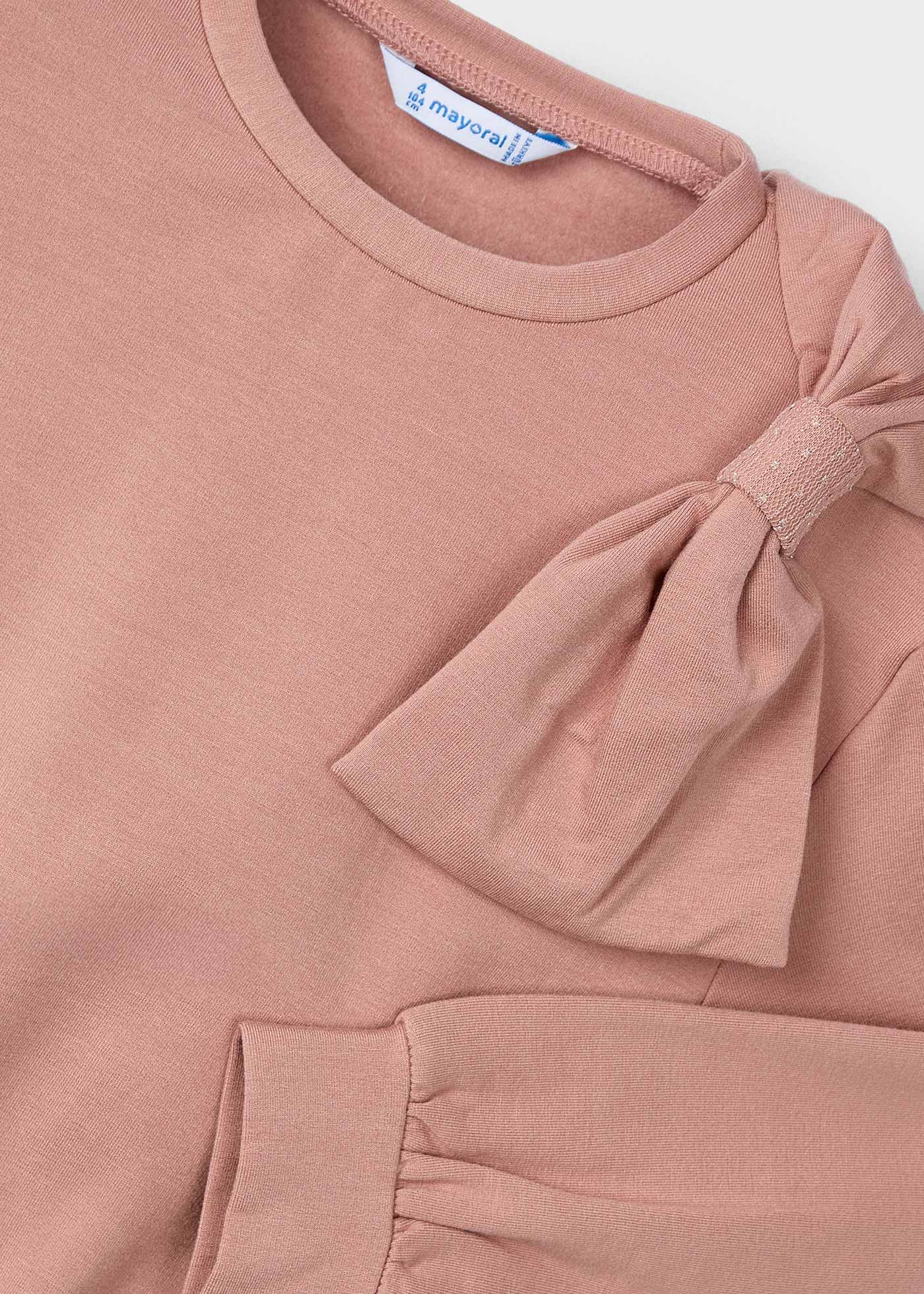 Sudadera lazo niña