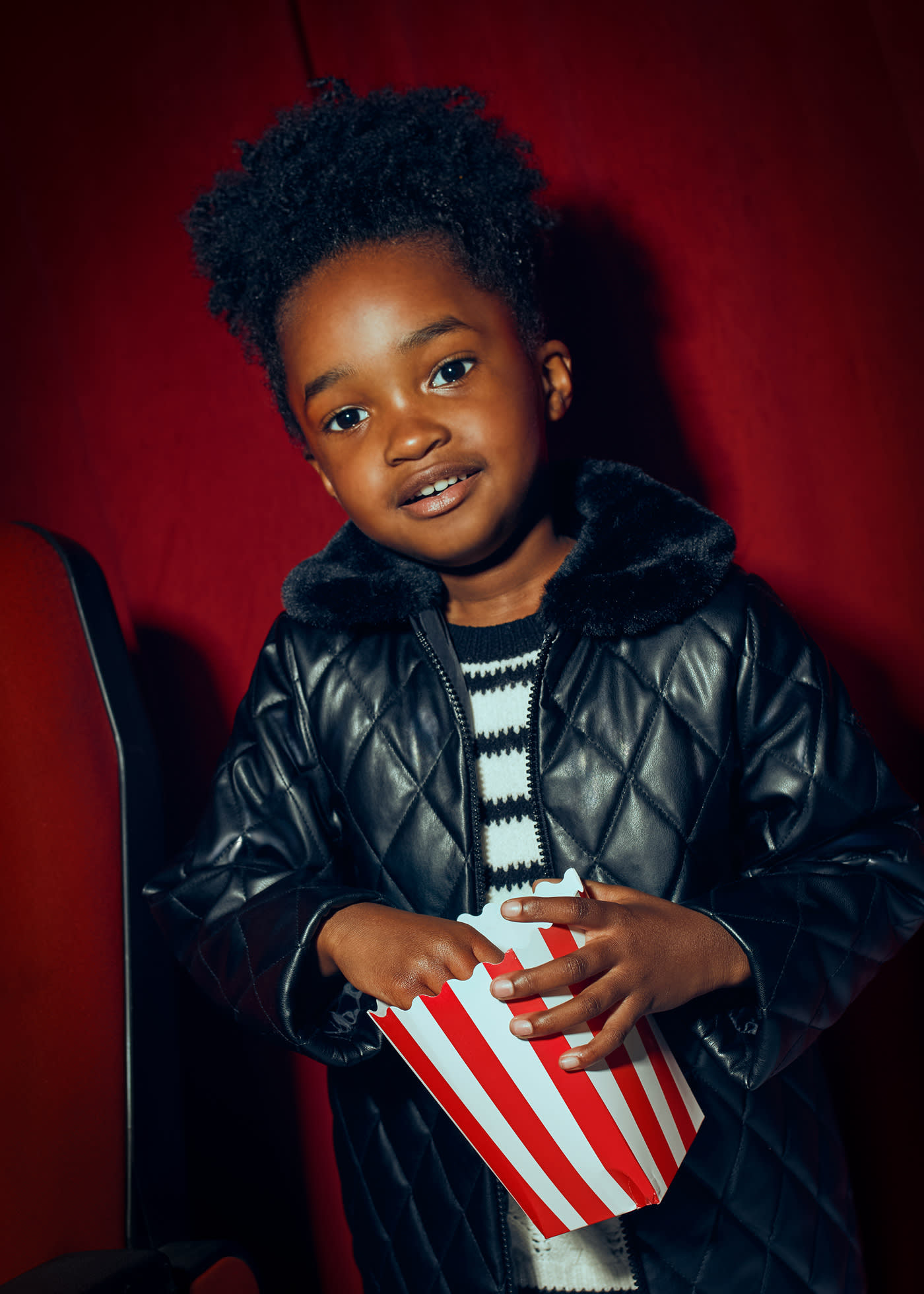 Girls quilted coat