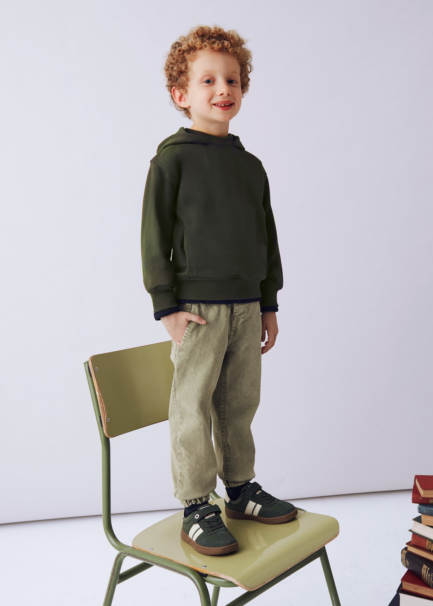 Sudadera capucha unisex infantil