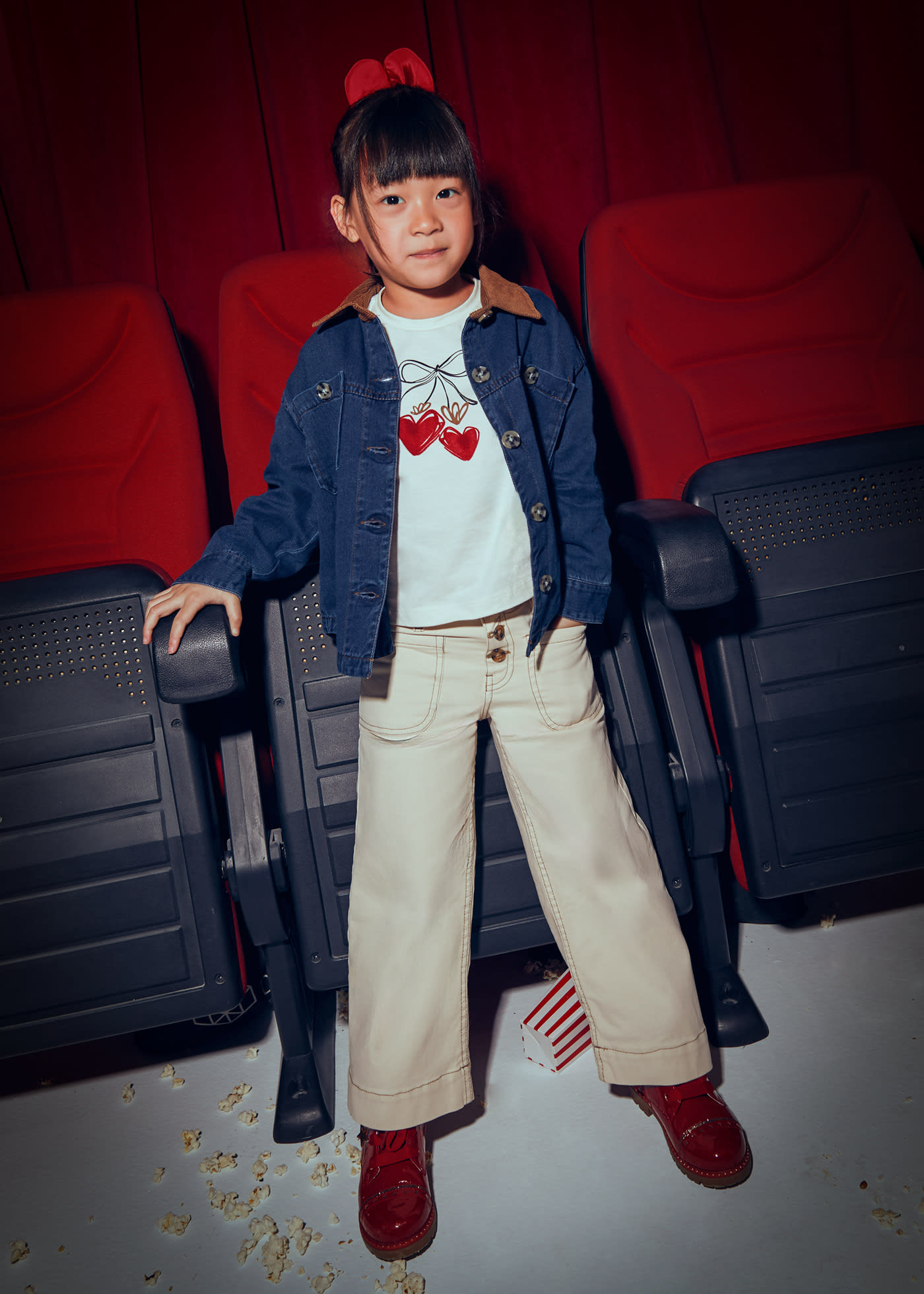 Pantalone twill bambina Pantalone twill bambina