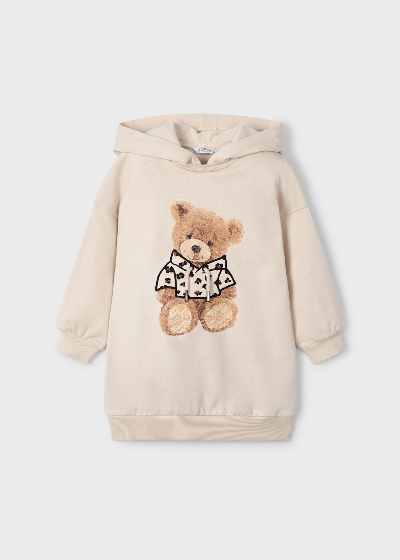 Robe en molleton à capuche fille