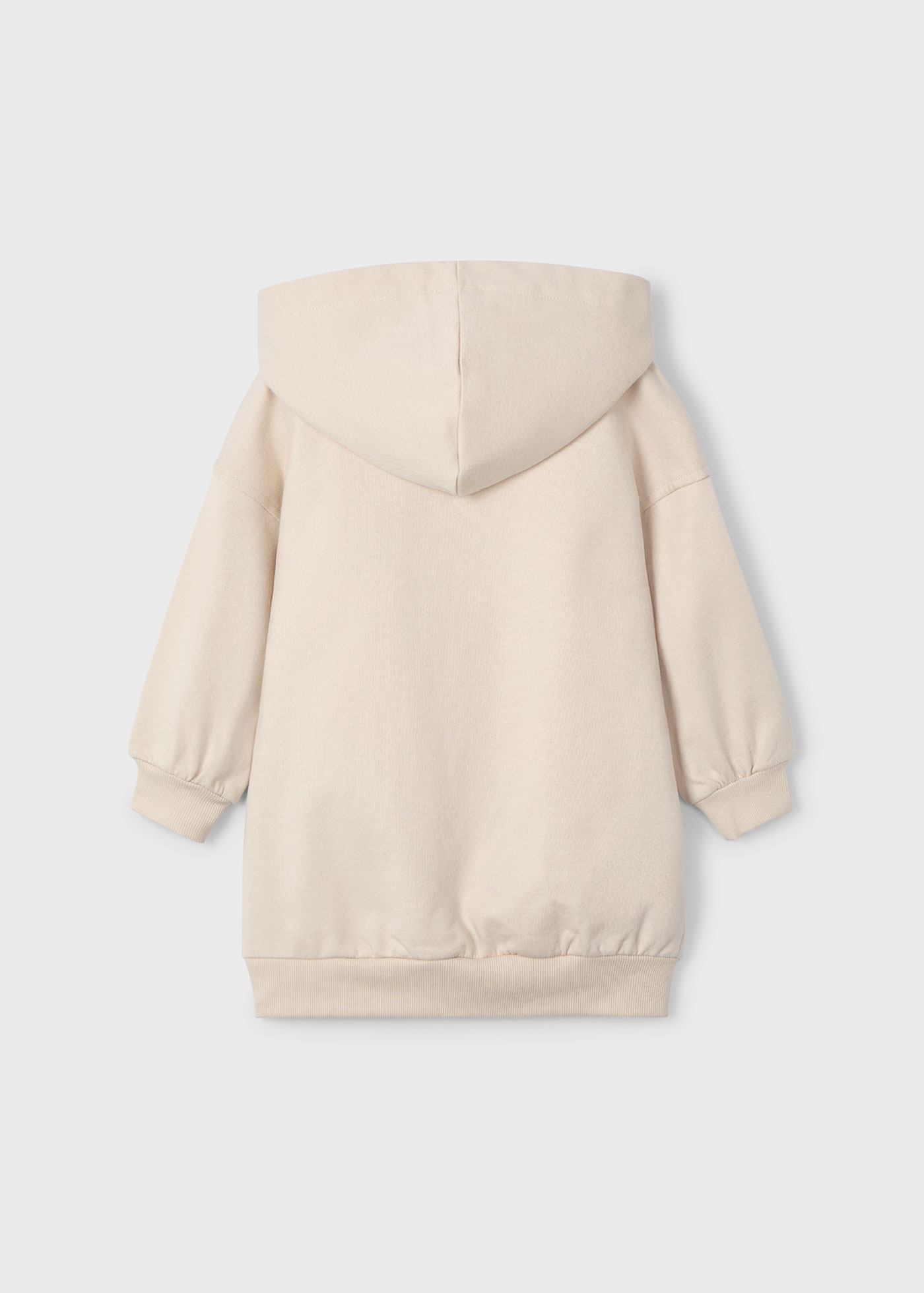 Robe en molleton à capuche fille