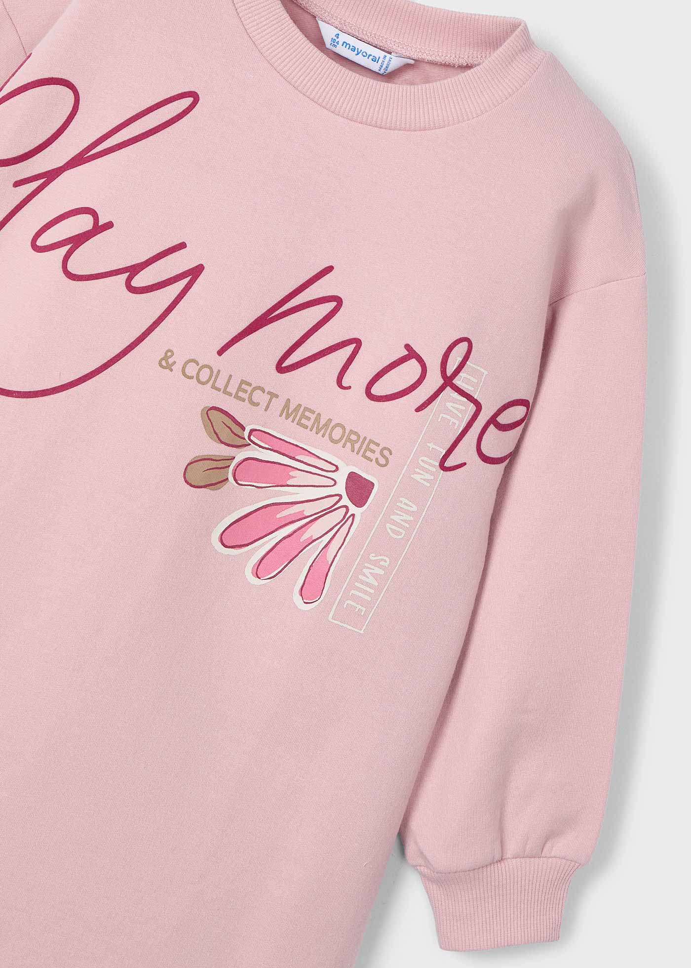 Rochie cu grafica fetita