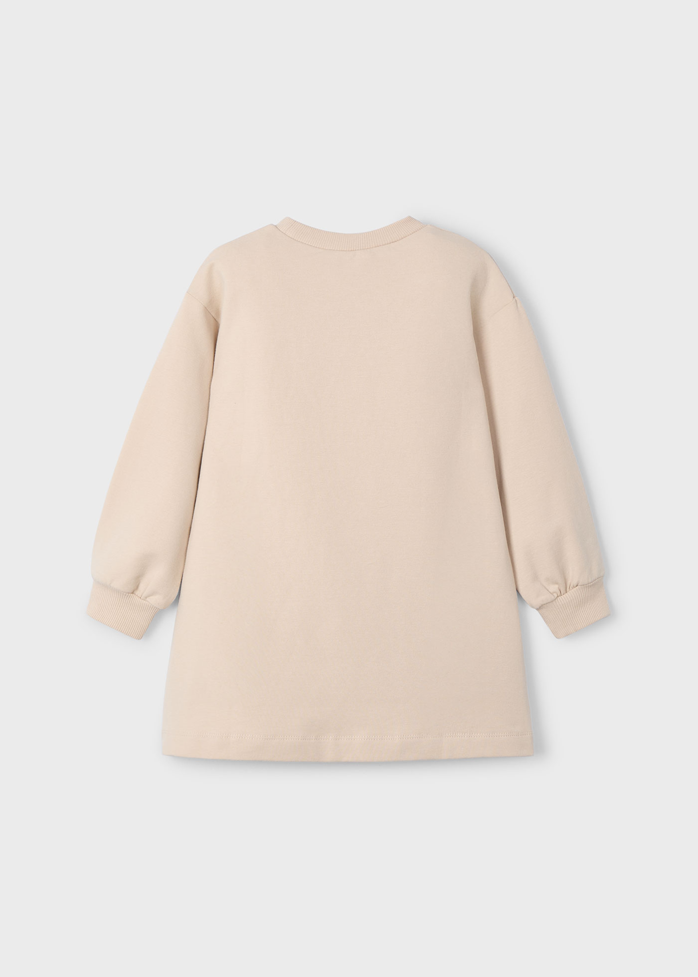 Robe en molleton graphisme fille