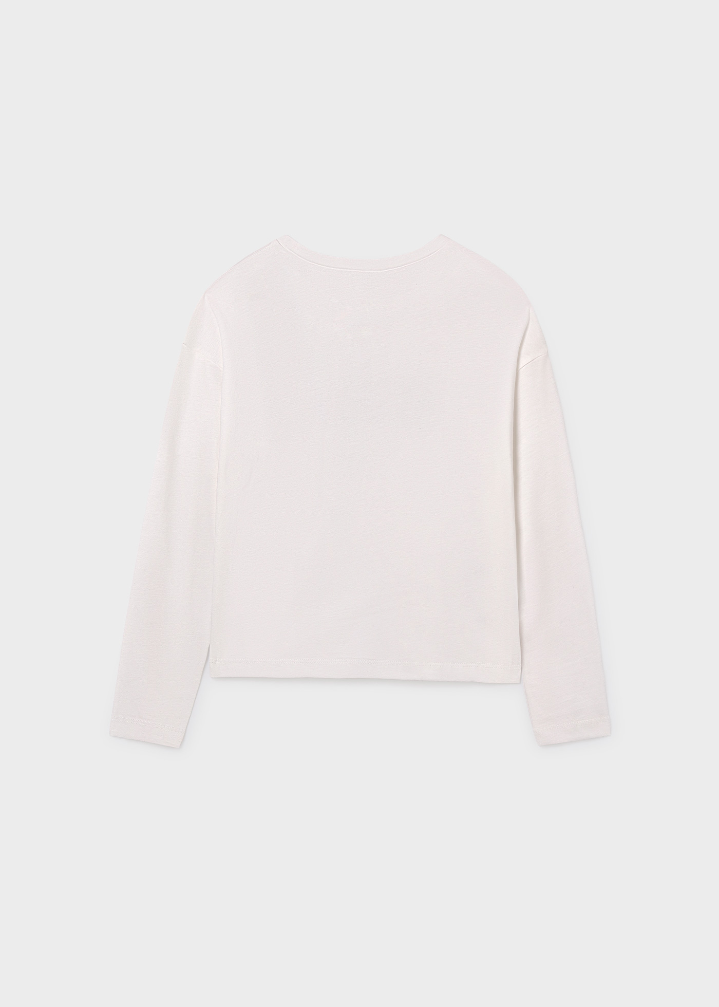 Girls basic letters T-shirt
