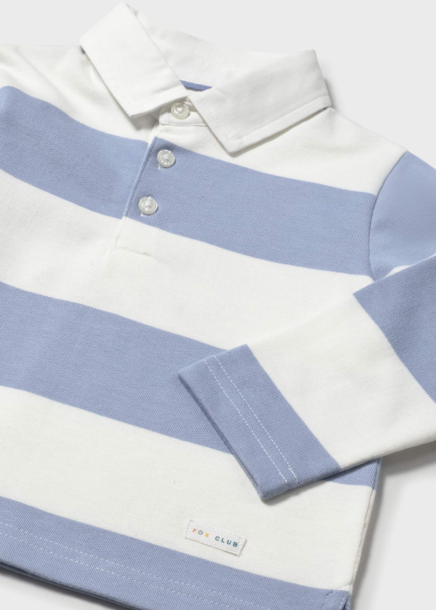 Baby polo shirt with graphic back print
