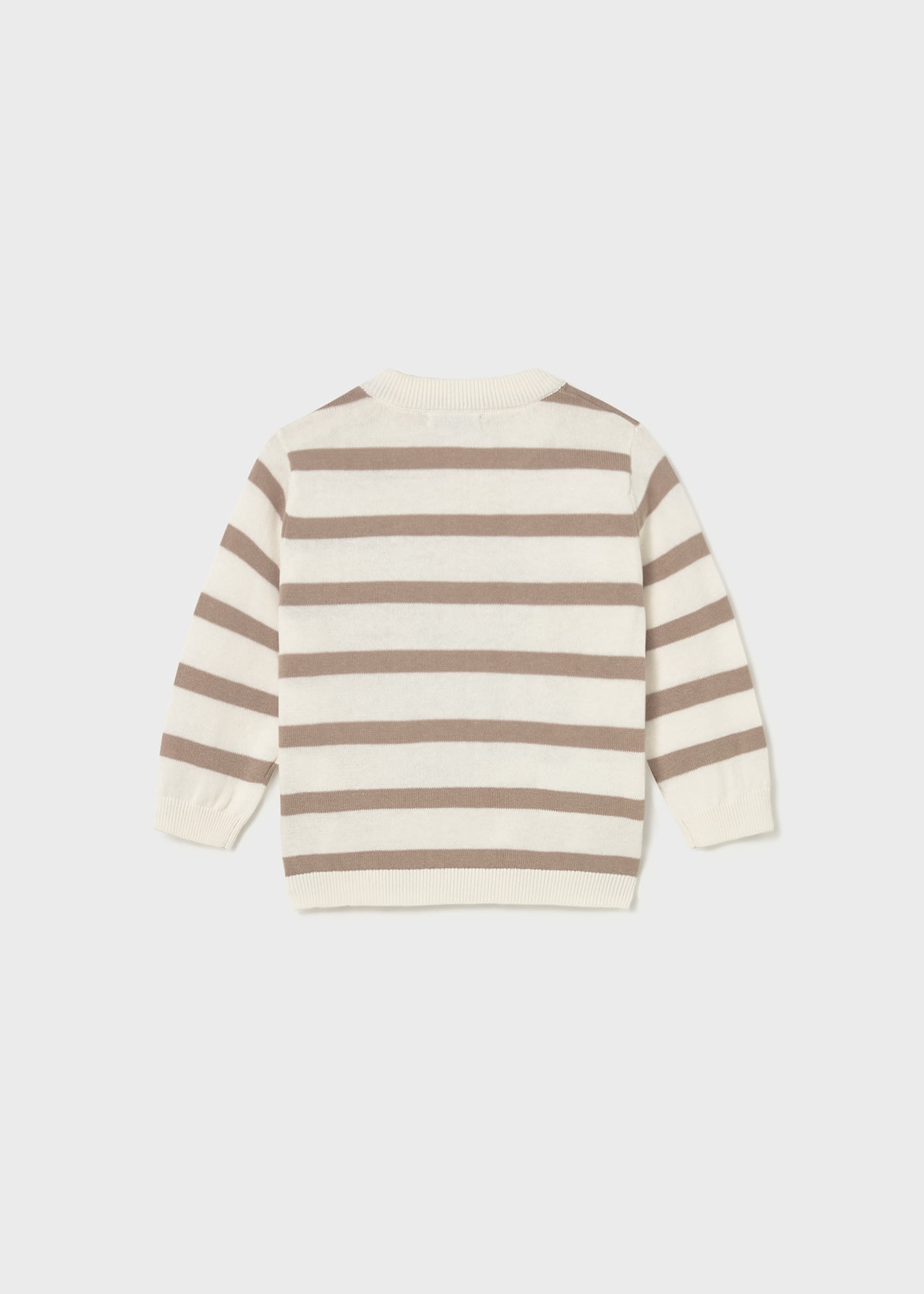 Pull rayé appliqué bébé