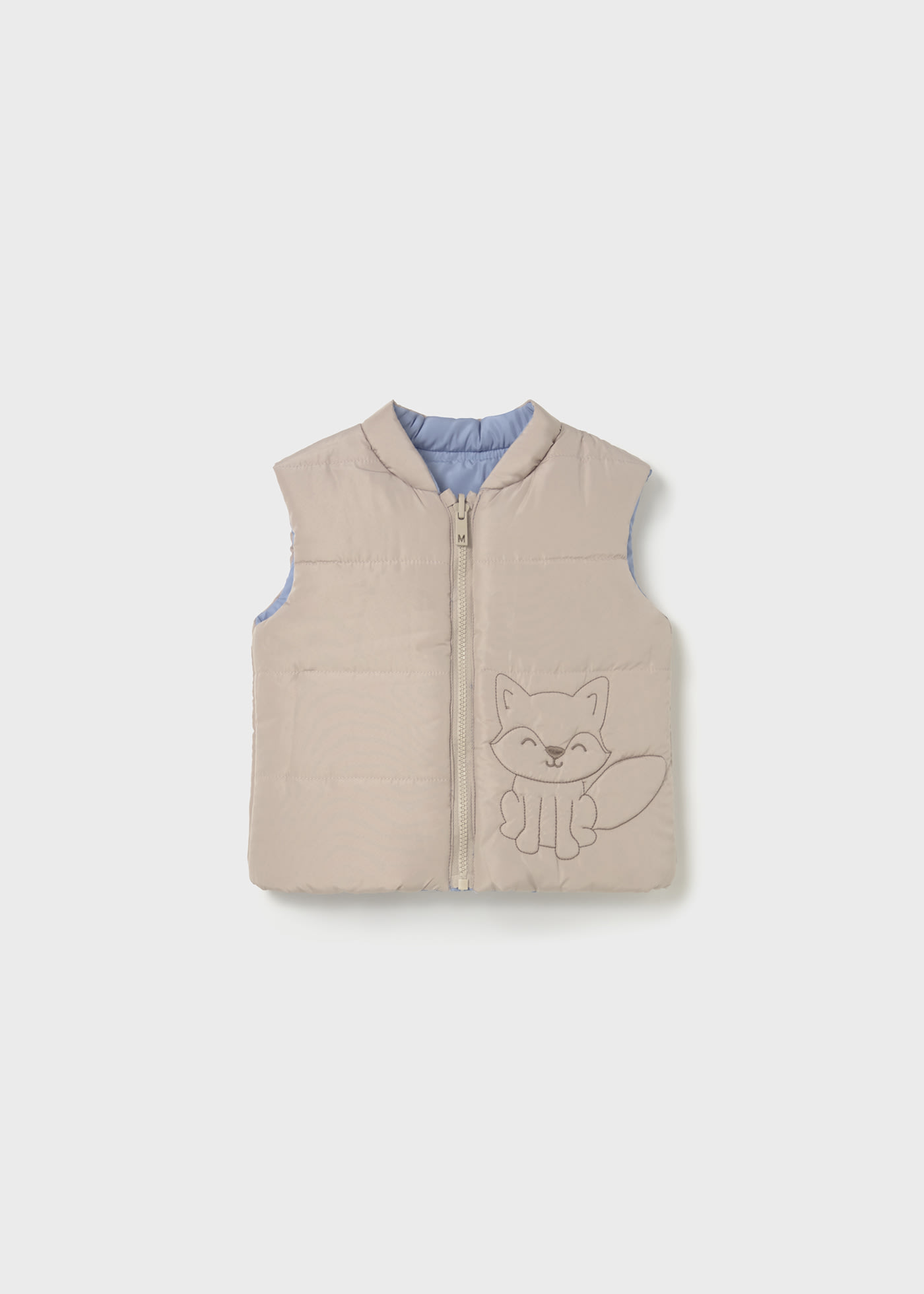 Baby reversible padded gilet