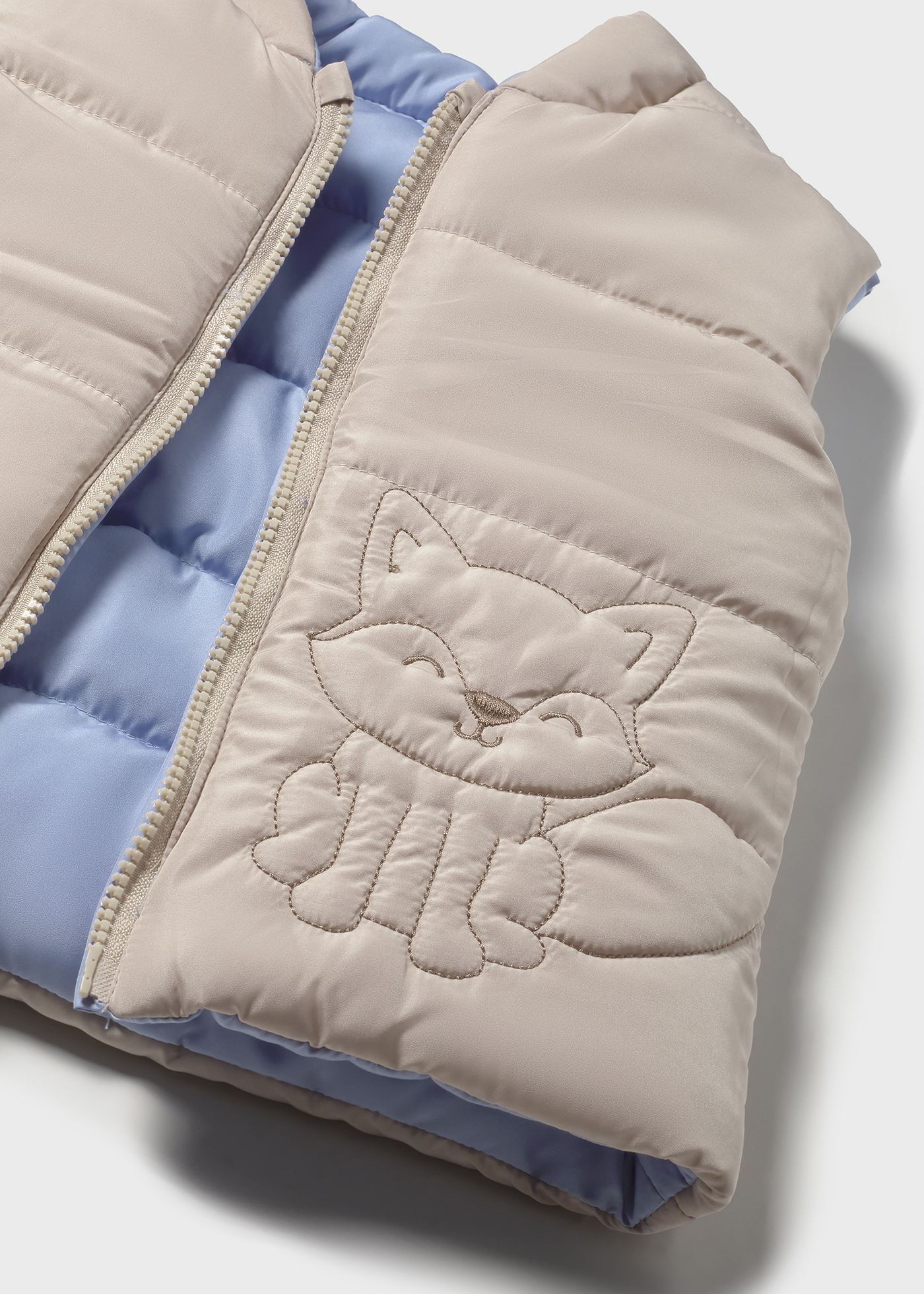 Baby reversible padded gilet