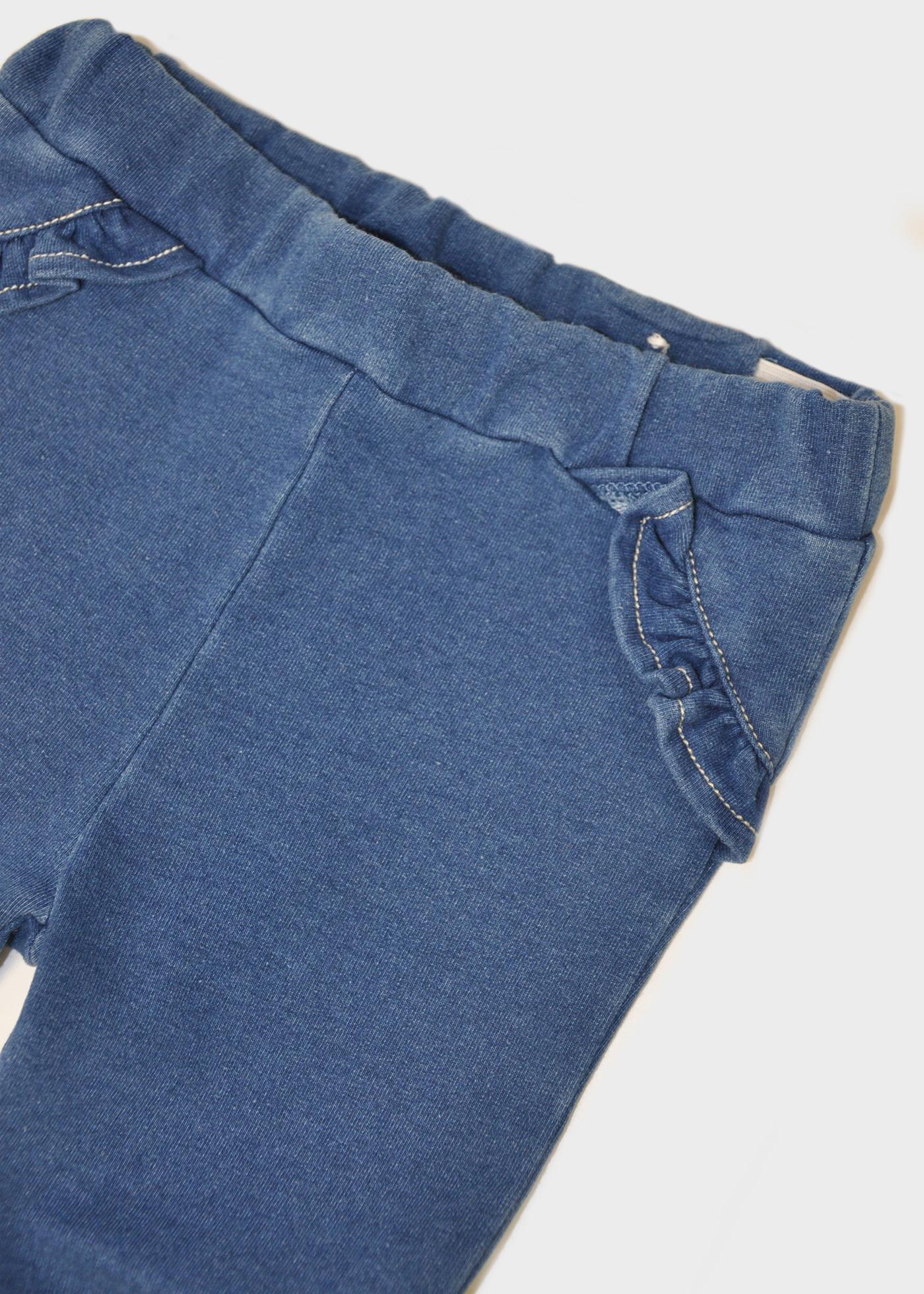 Baby denim flare leggings