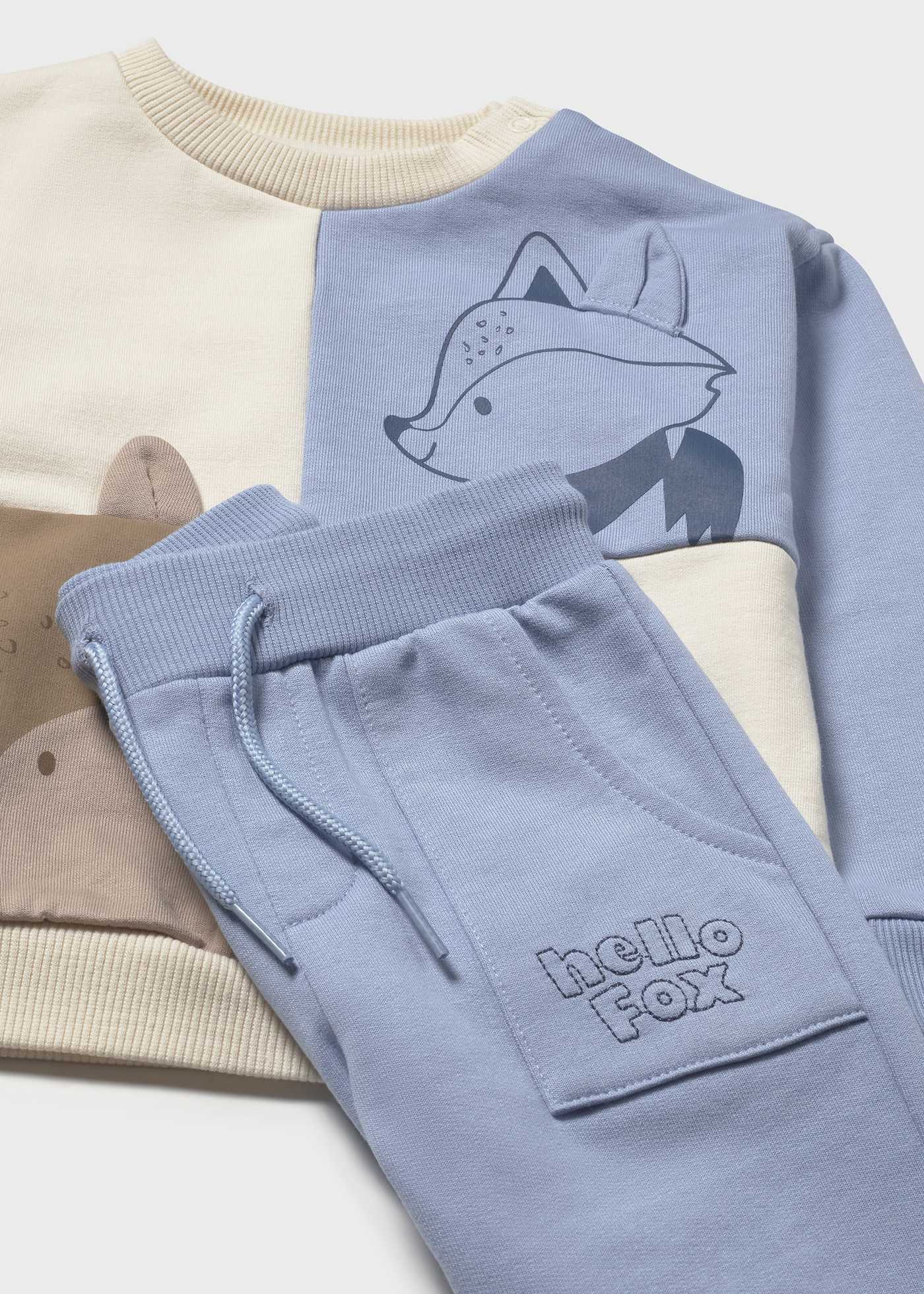 Survêtement combiné renard bébé
