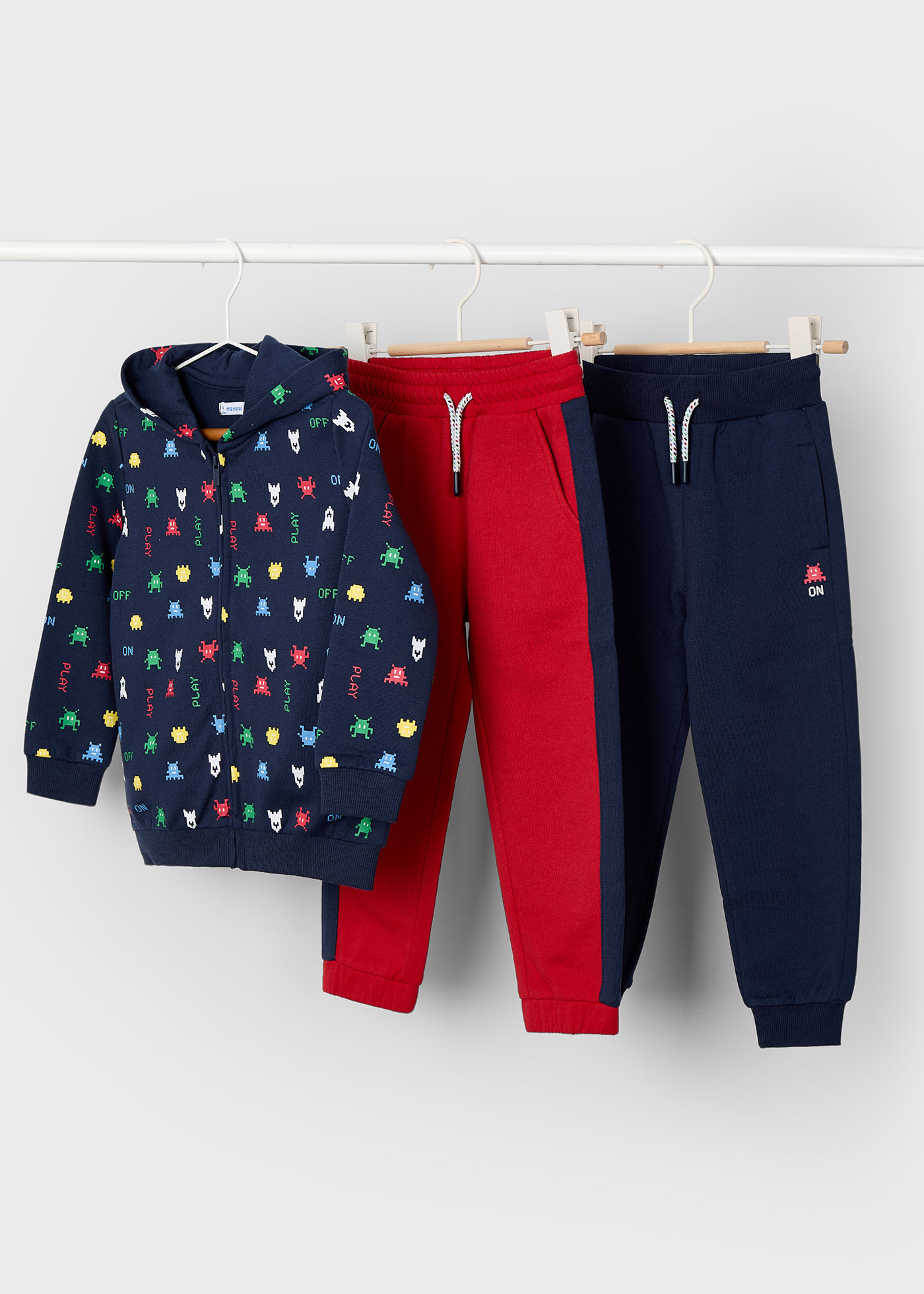 Chándal estampado 2 pantalones niño