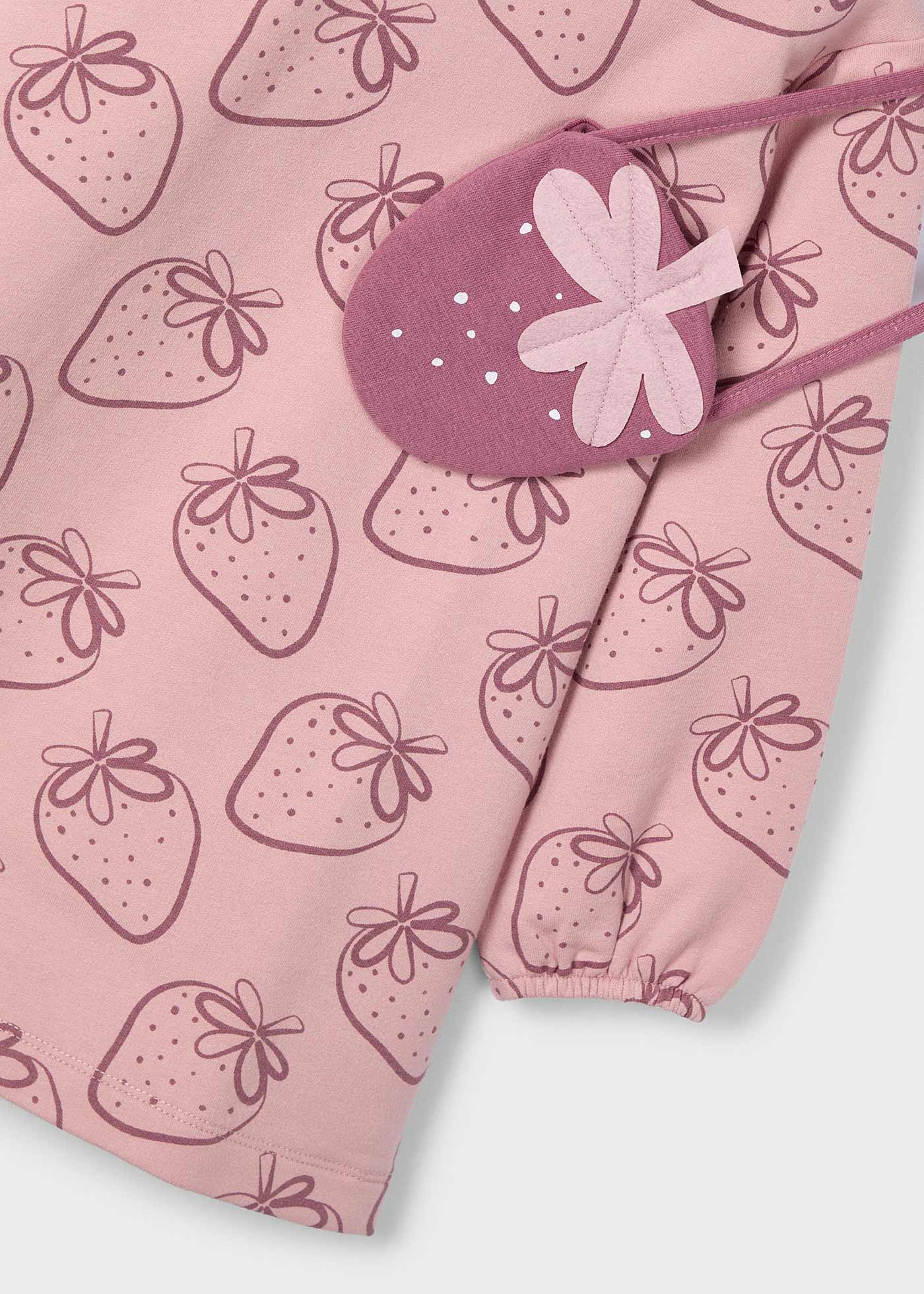 Vestito stampa borsa bambina