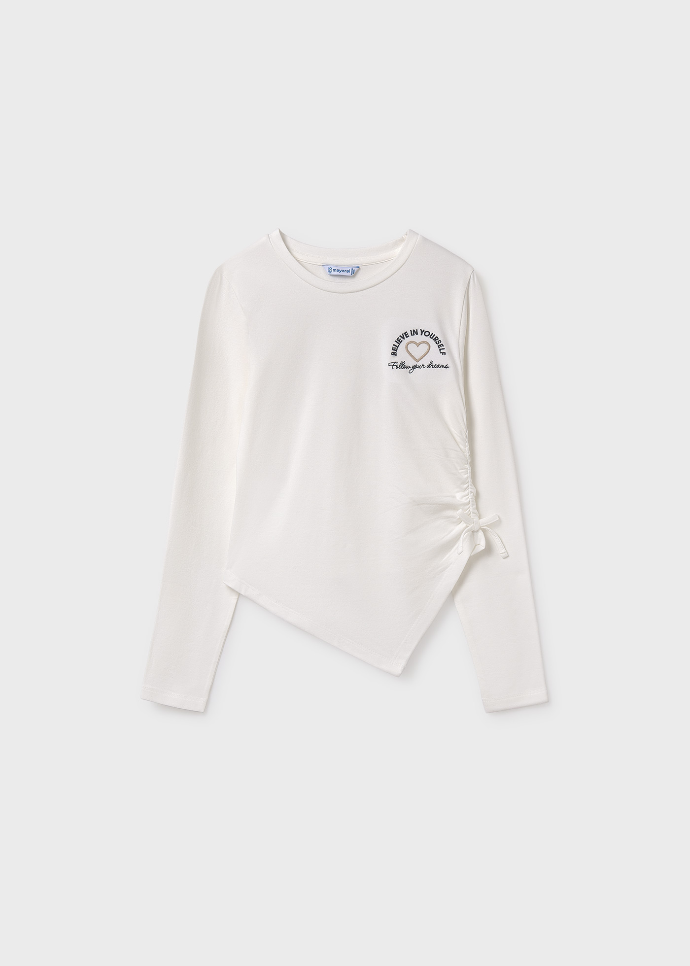 T-shirt asymétrique fille