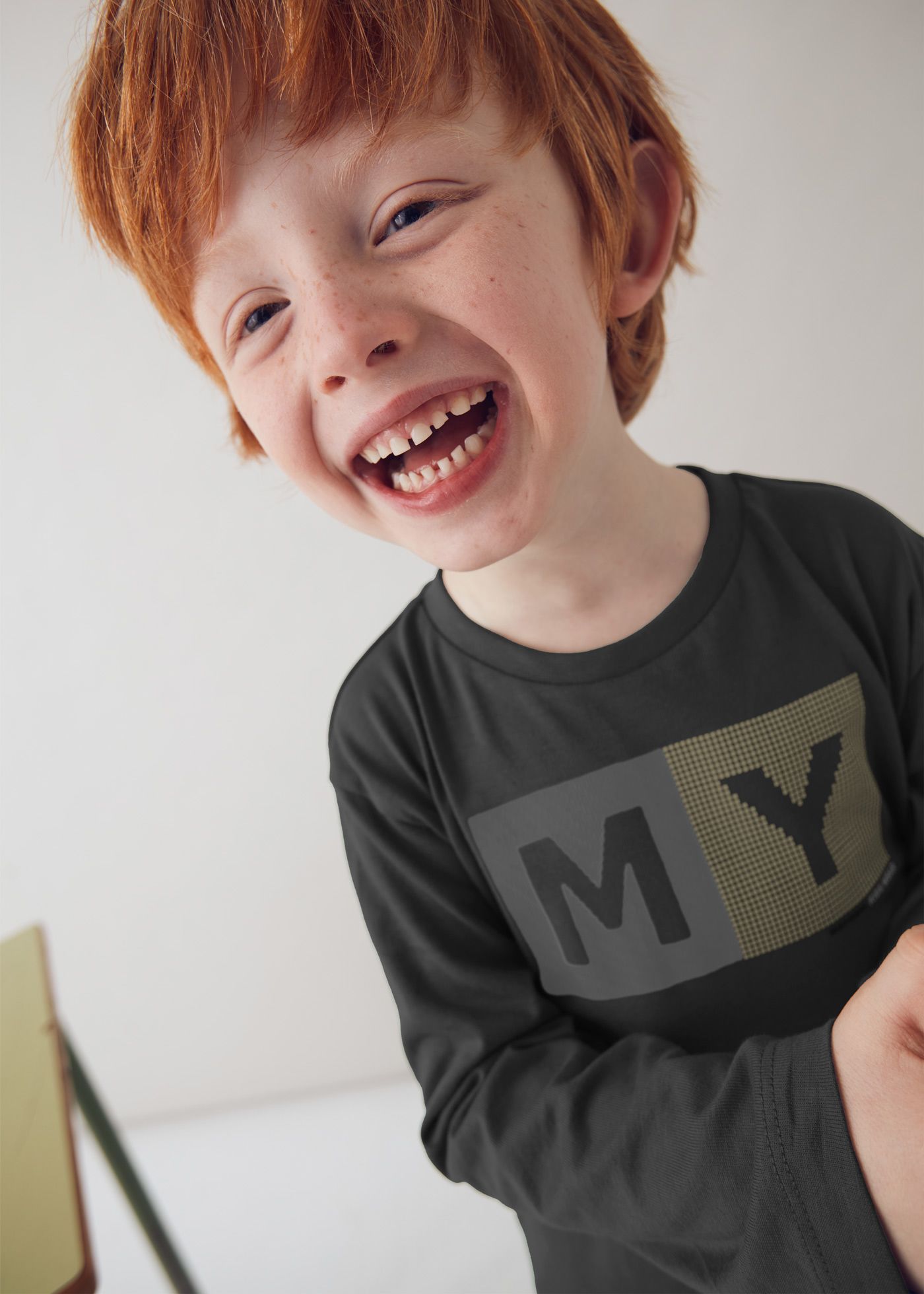 Boy Basic Lettering T-Shirt