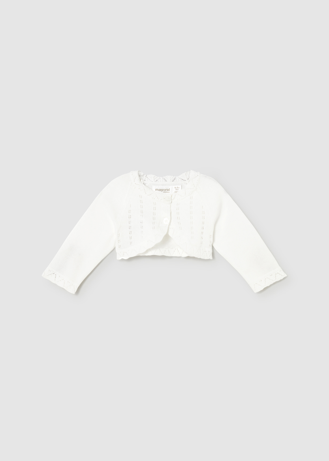 Bolero Strickjacke Neugeborene Mädchen