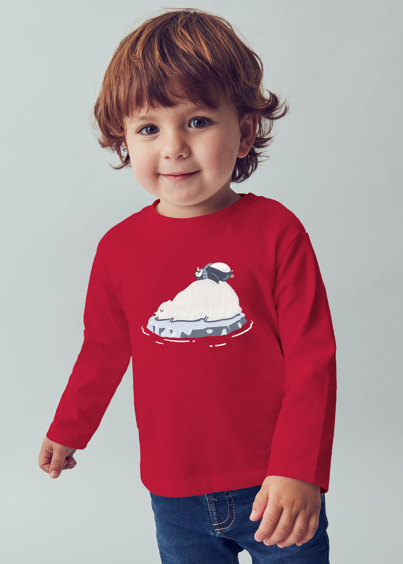 Baby appliqué shirt