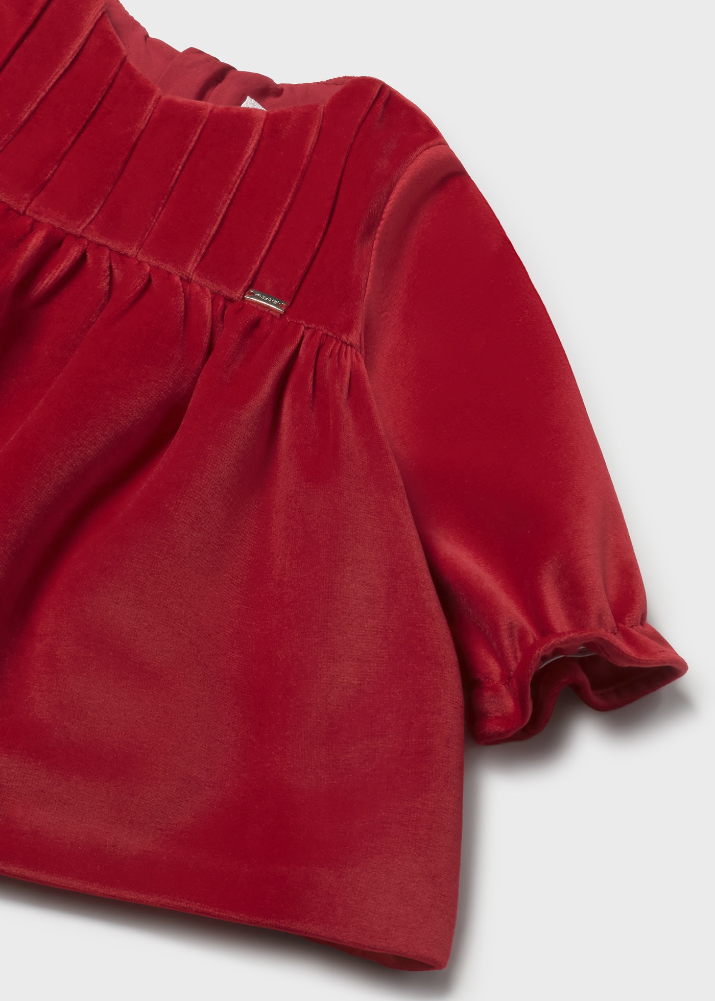 Vestido terciopelo recién nacida