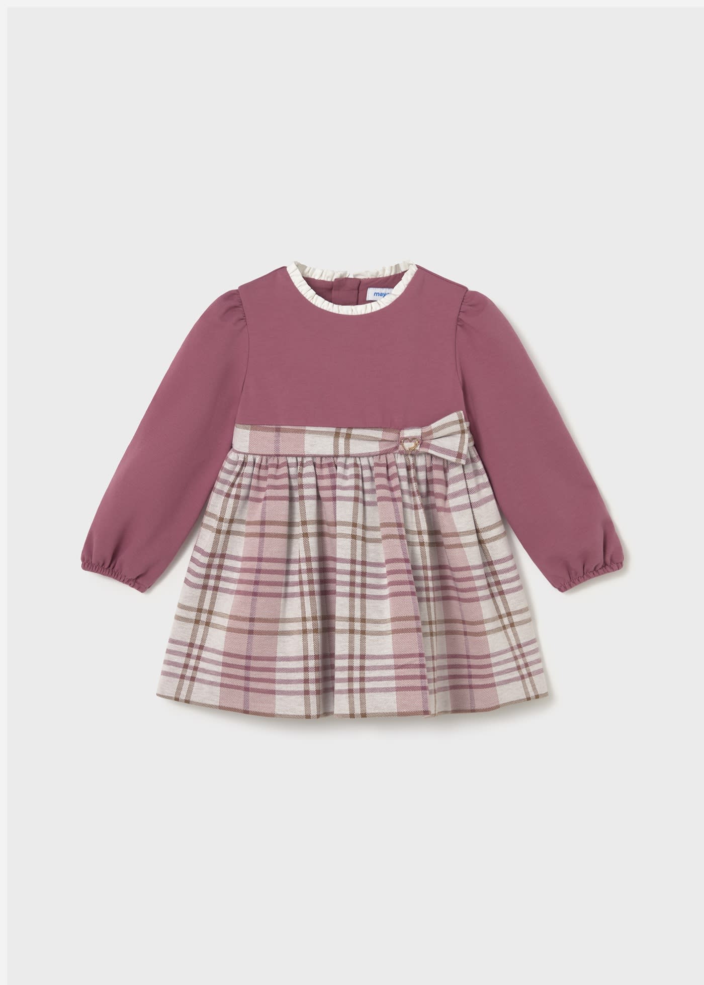 Baby check combined dress