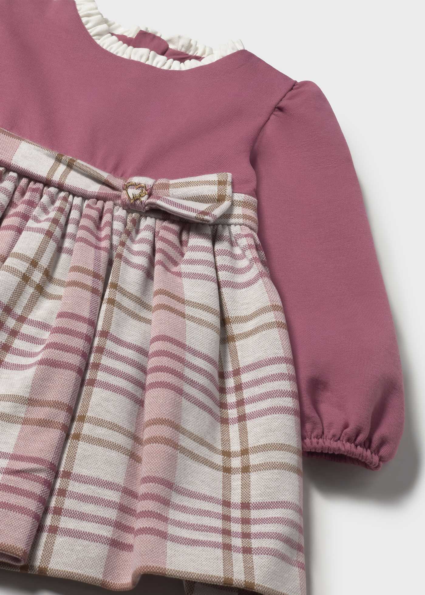 Baby check combined dress