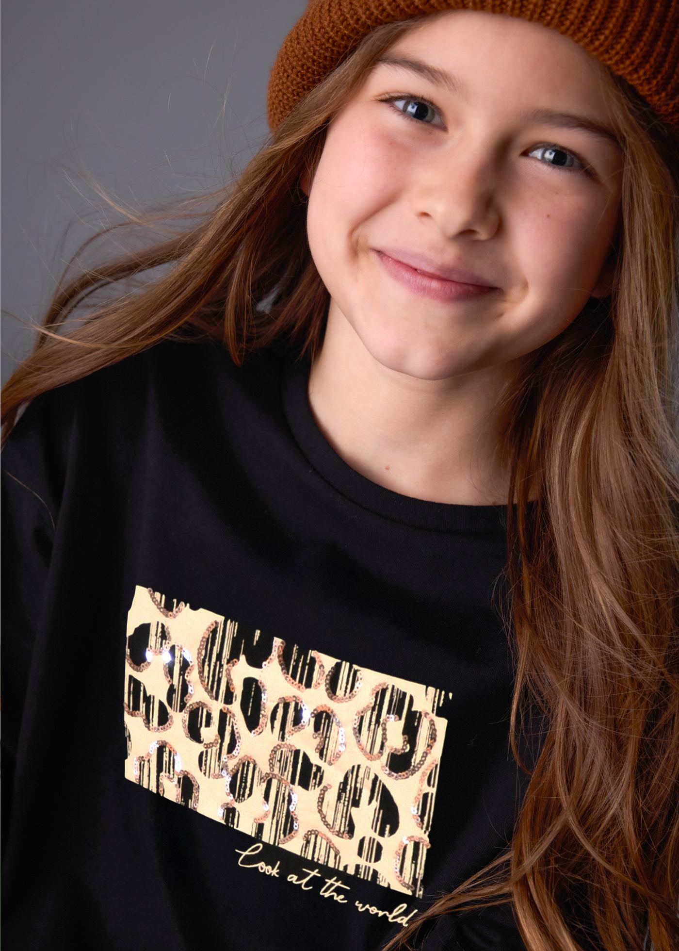T-shirt graphisme fille