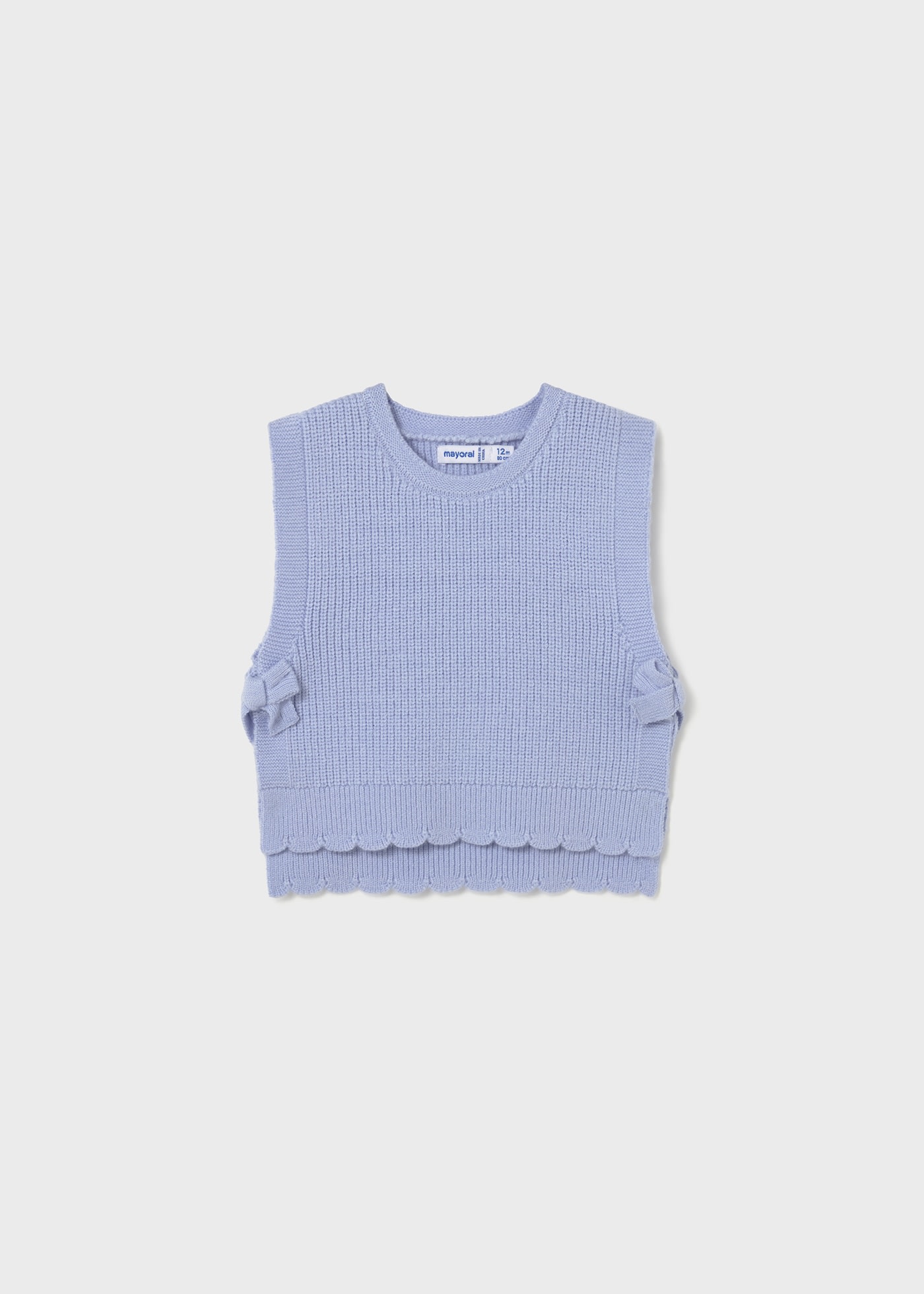 Chaleco tricot bebé