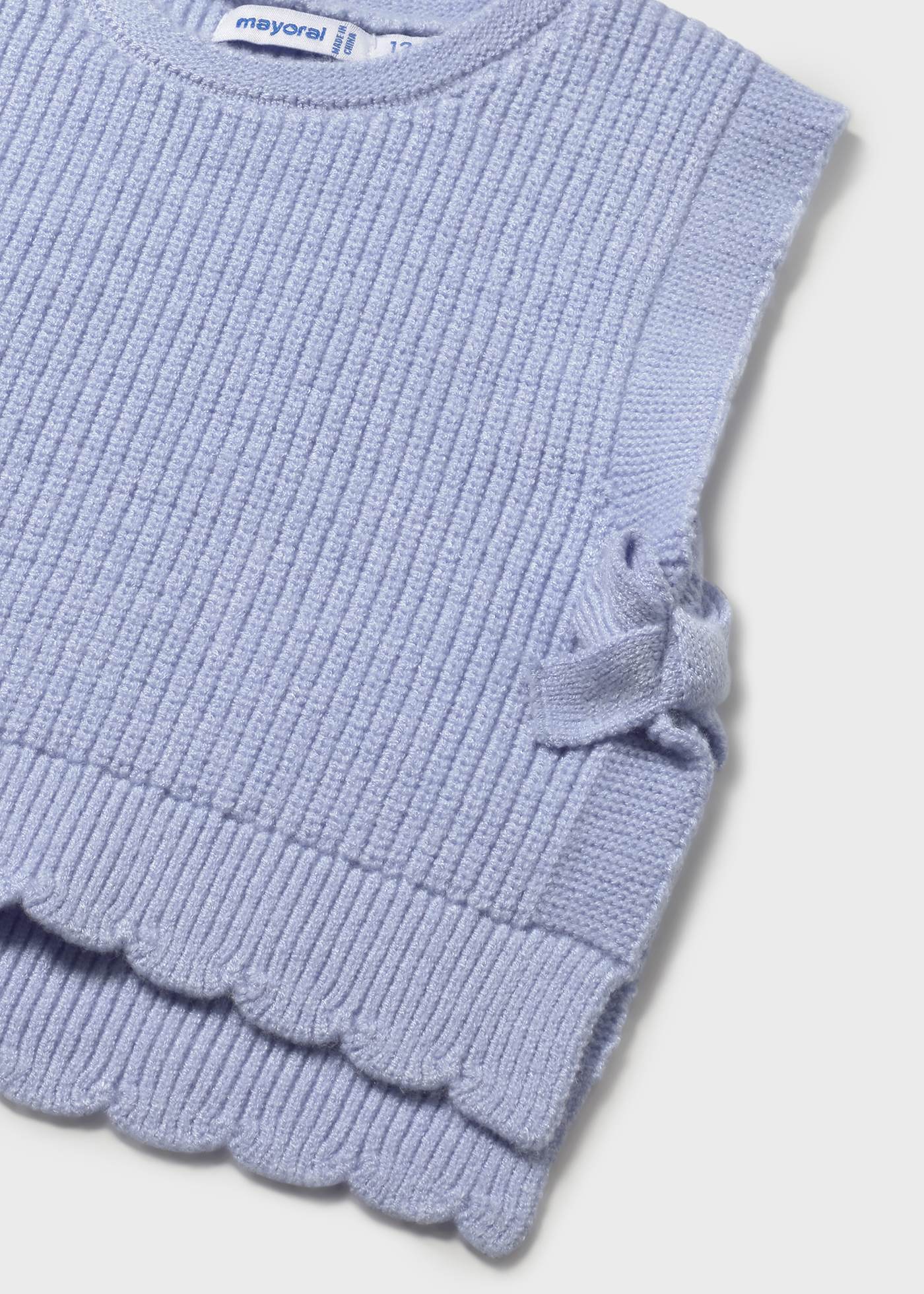 Chaleco tricot bebé