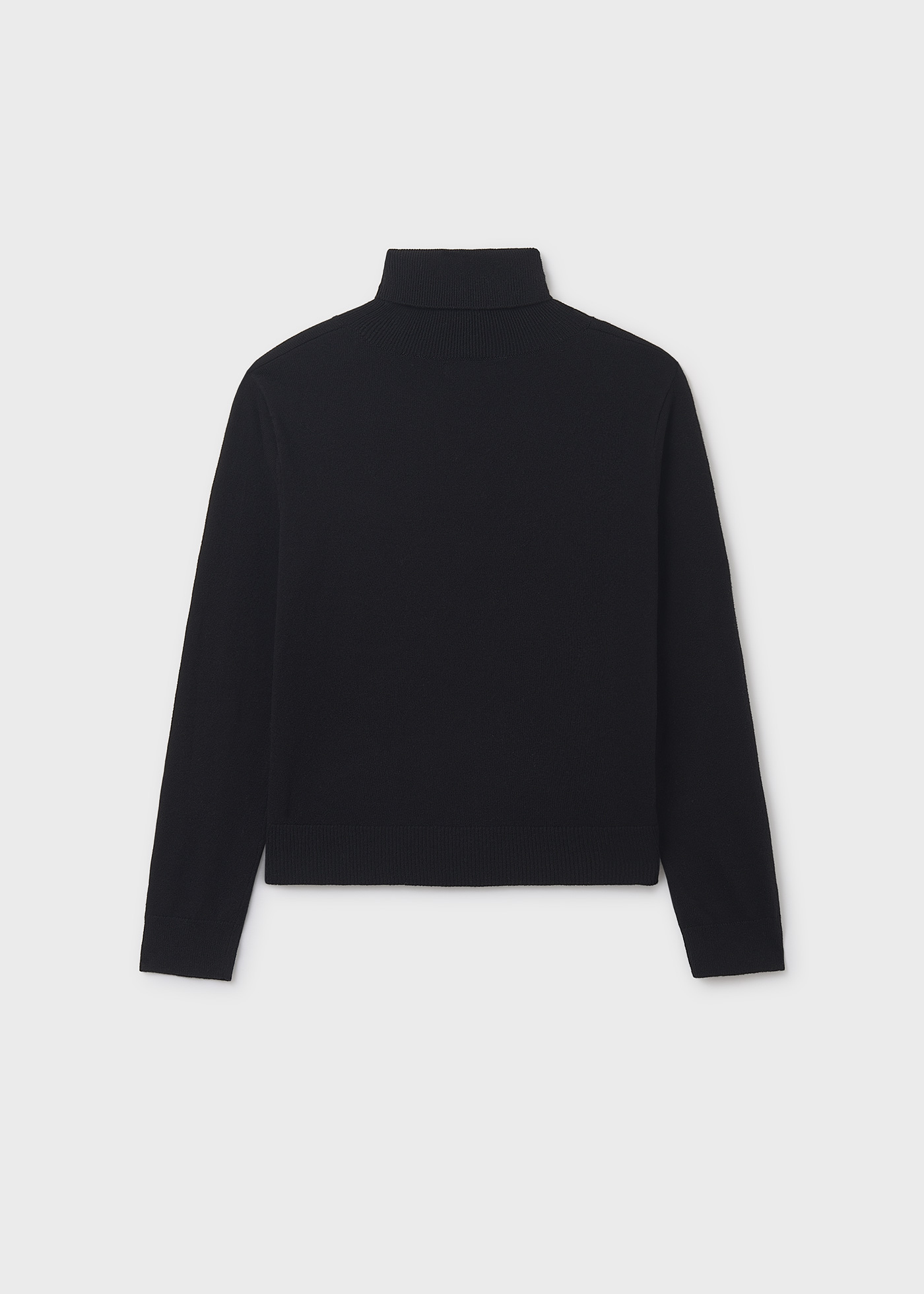 Pull col cheminée basique fille