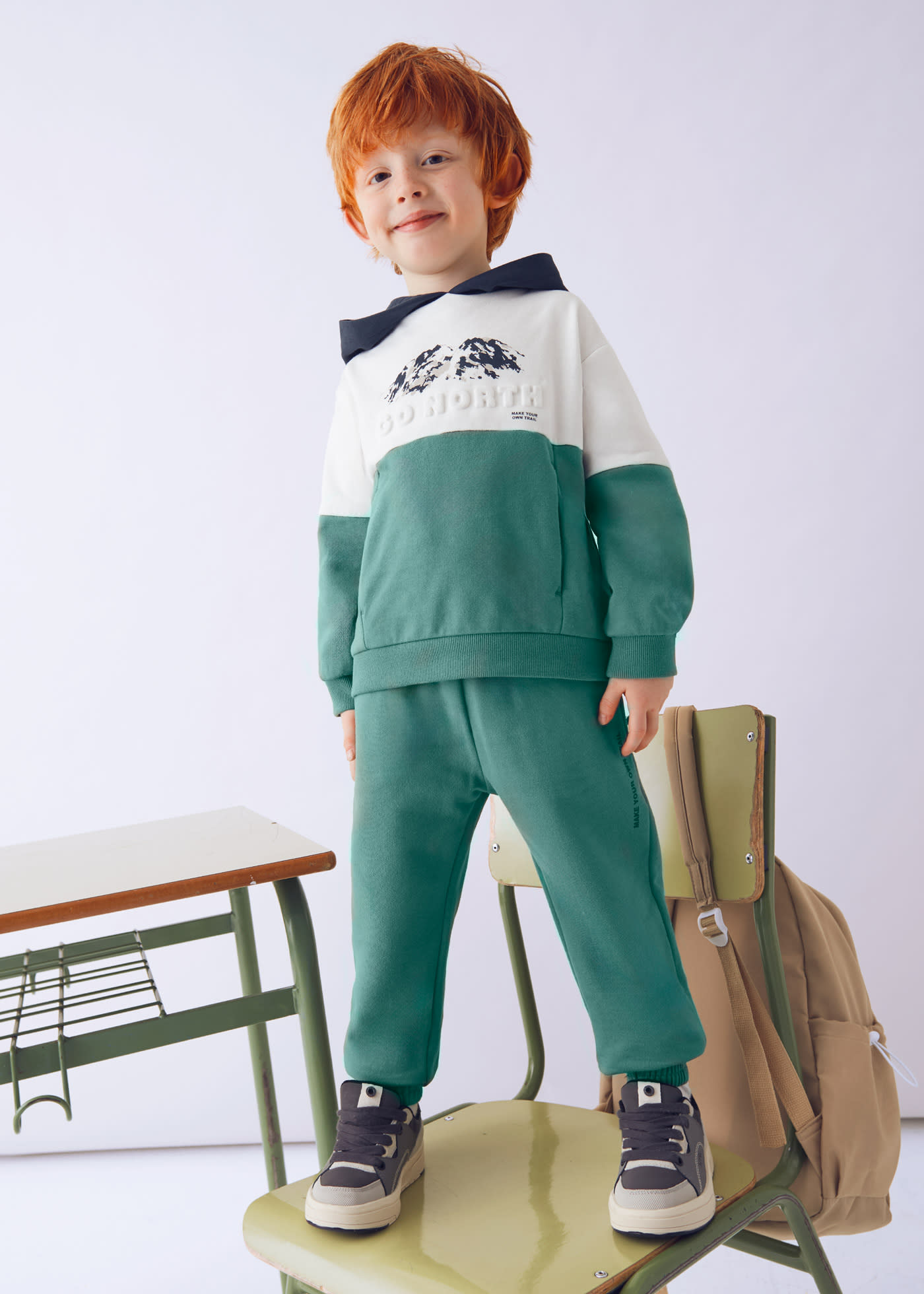 Boys 2 trouser tracksuit set