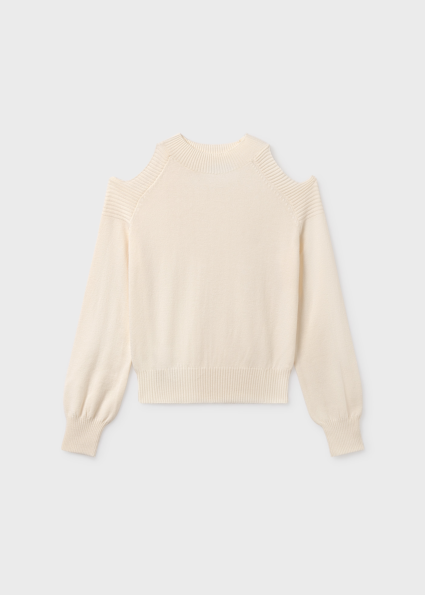 Girls open shoulder jumper
