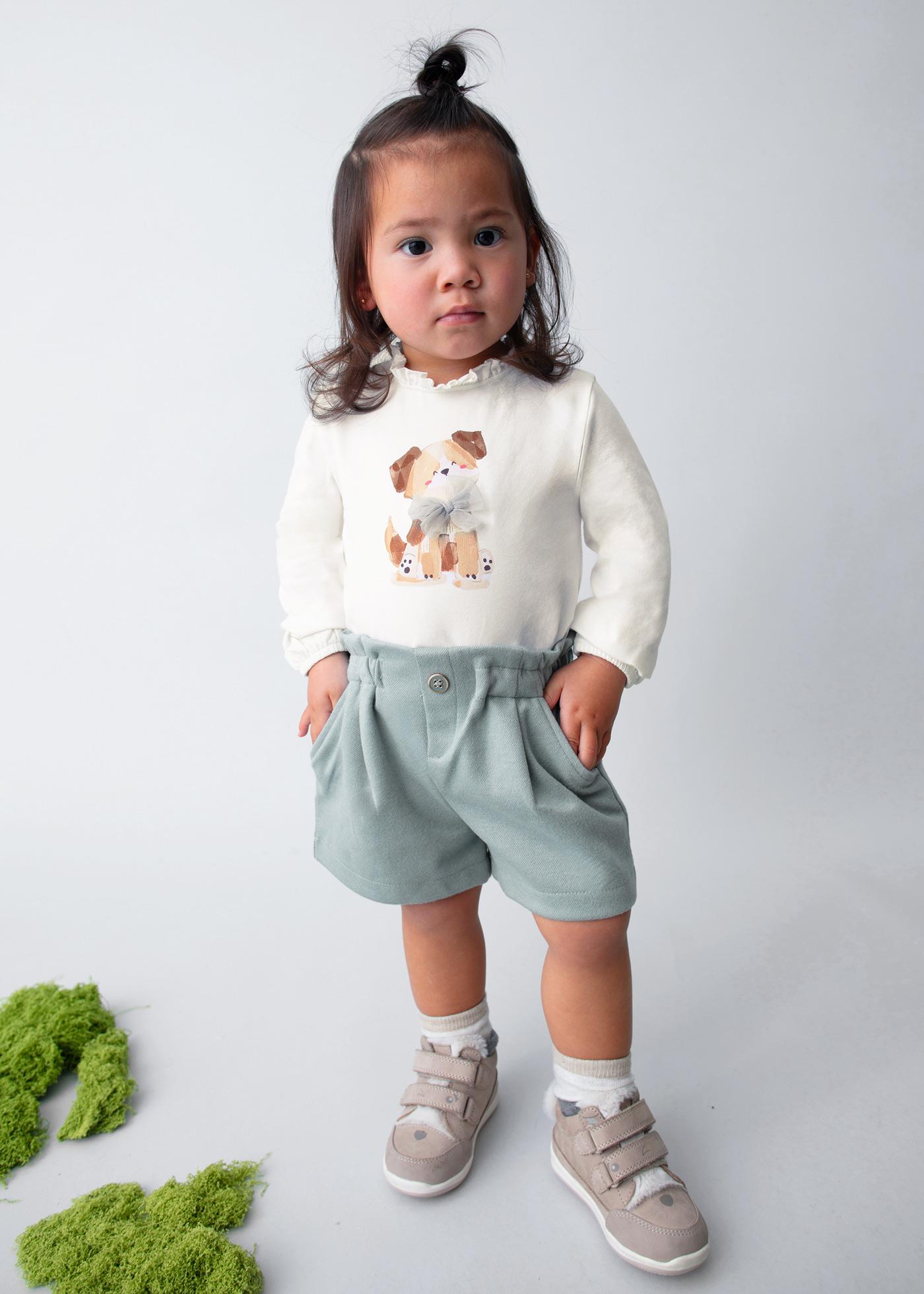 Baby shorts with pockets